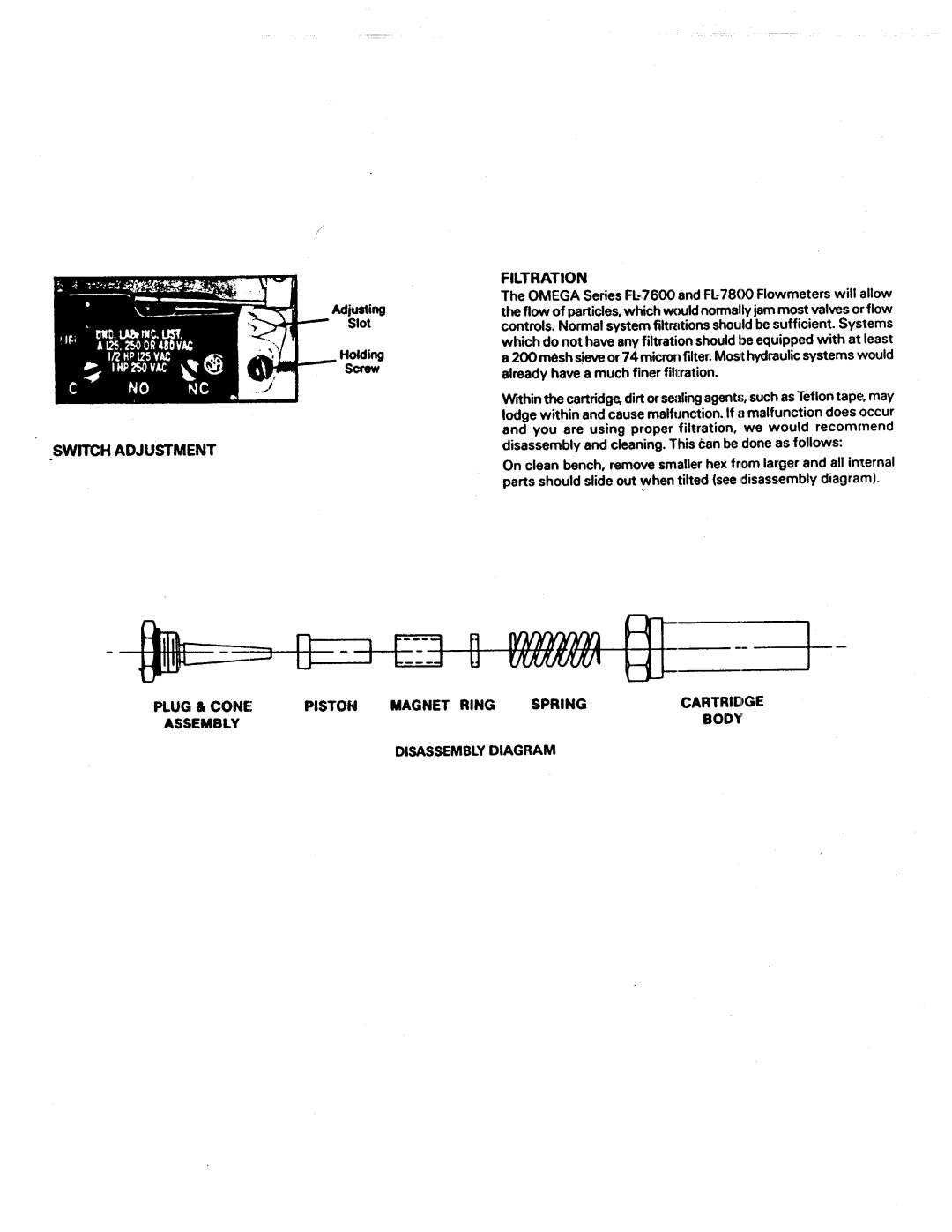 Omega Speaker Systems FL-7600, FL-7800 manual 