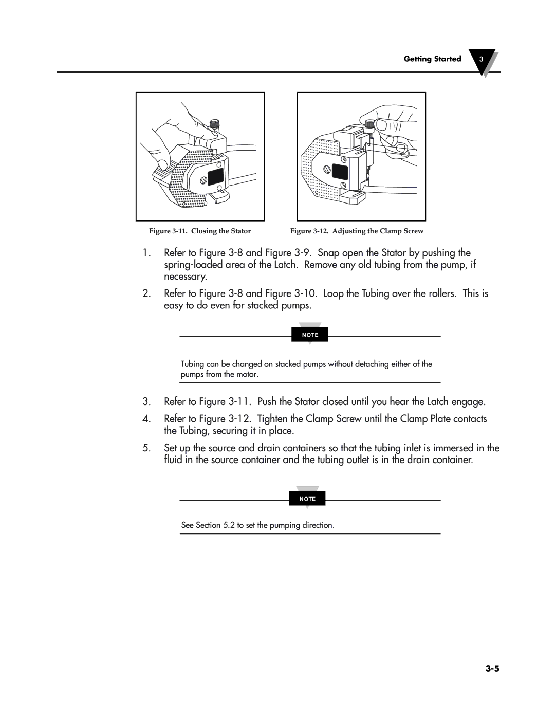 Omega Speaker Systems FPU5-MT-110, FPU5-MT-220 manual See .2 to set the pumping direction 