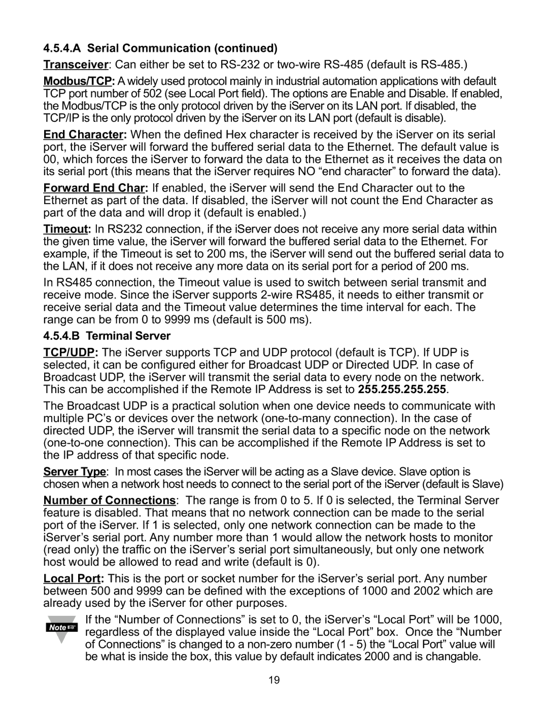 Omega Speaker Systems iLD Series manual Terminal Server 