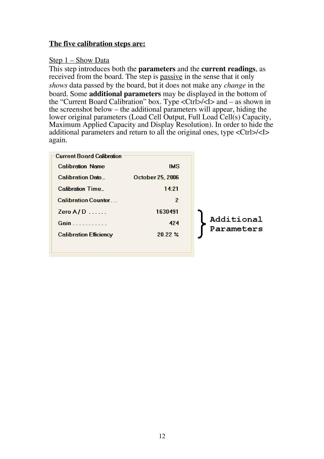 Omega Speaker Systems LCIC-WIM-BEN manual Five calibration steps are 