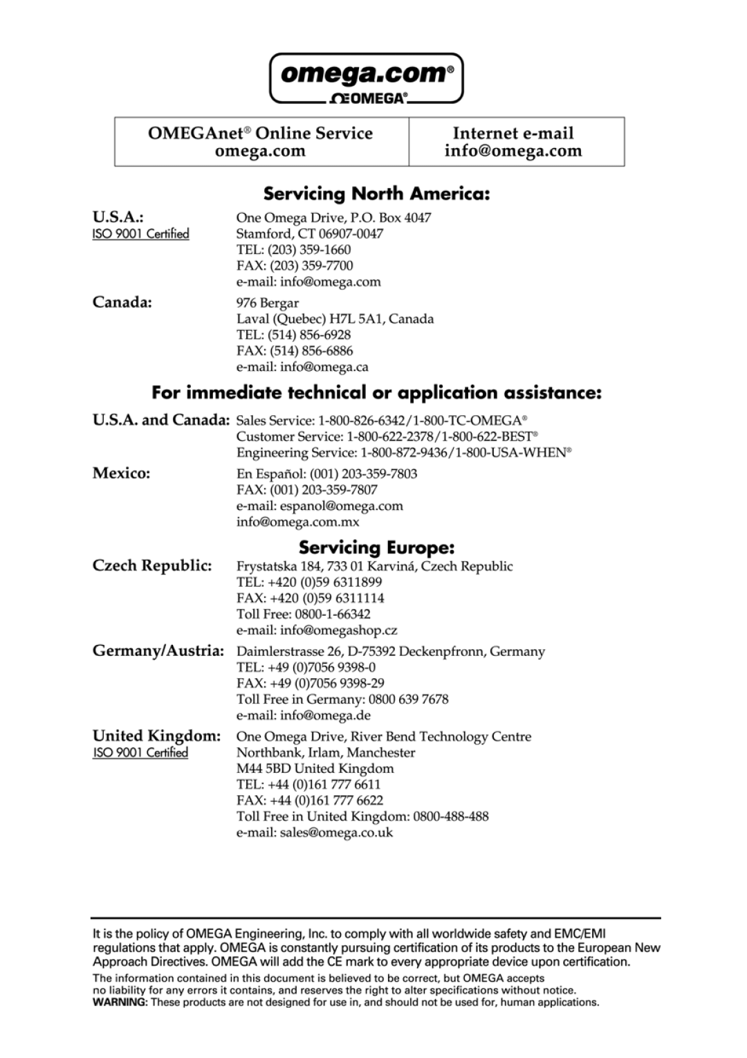 Omega Speaker Systems OM-SQ-RF-ADAP manual 