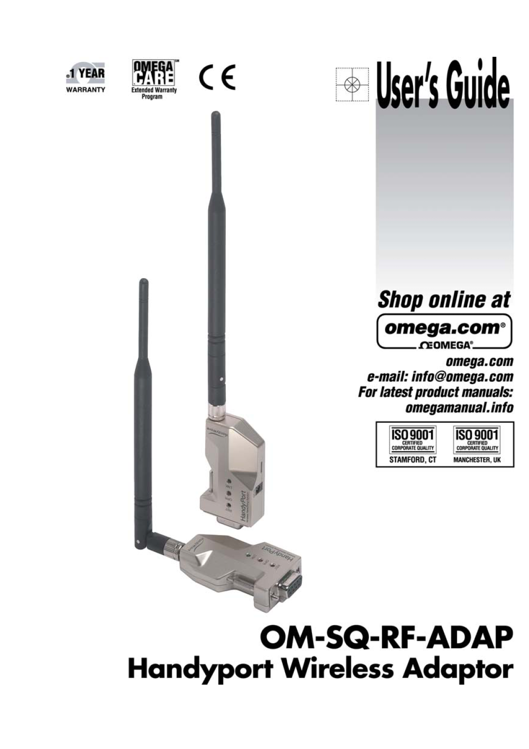 Omega Speaker Systems OM-SQ-RF-ADAP manual 