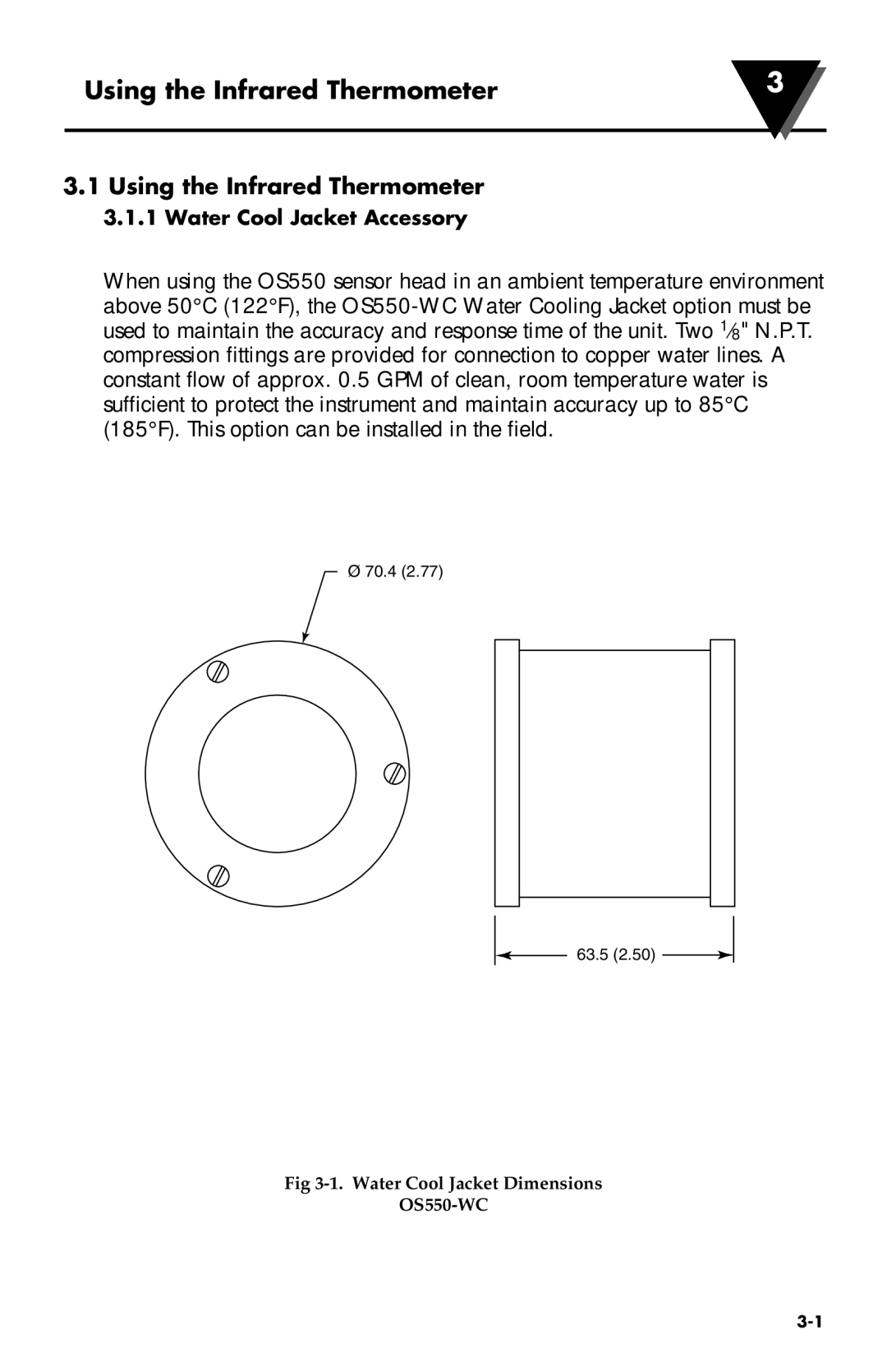 Omega Speaker Systems OS550 Series, OS550-BB Series manual Using the Infrared Thermometer 