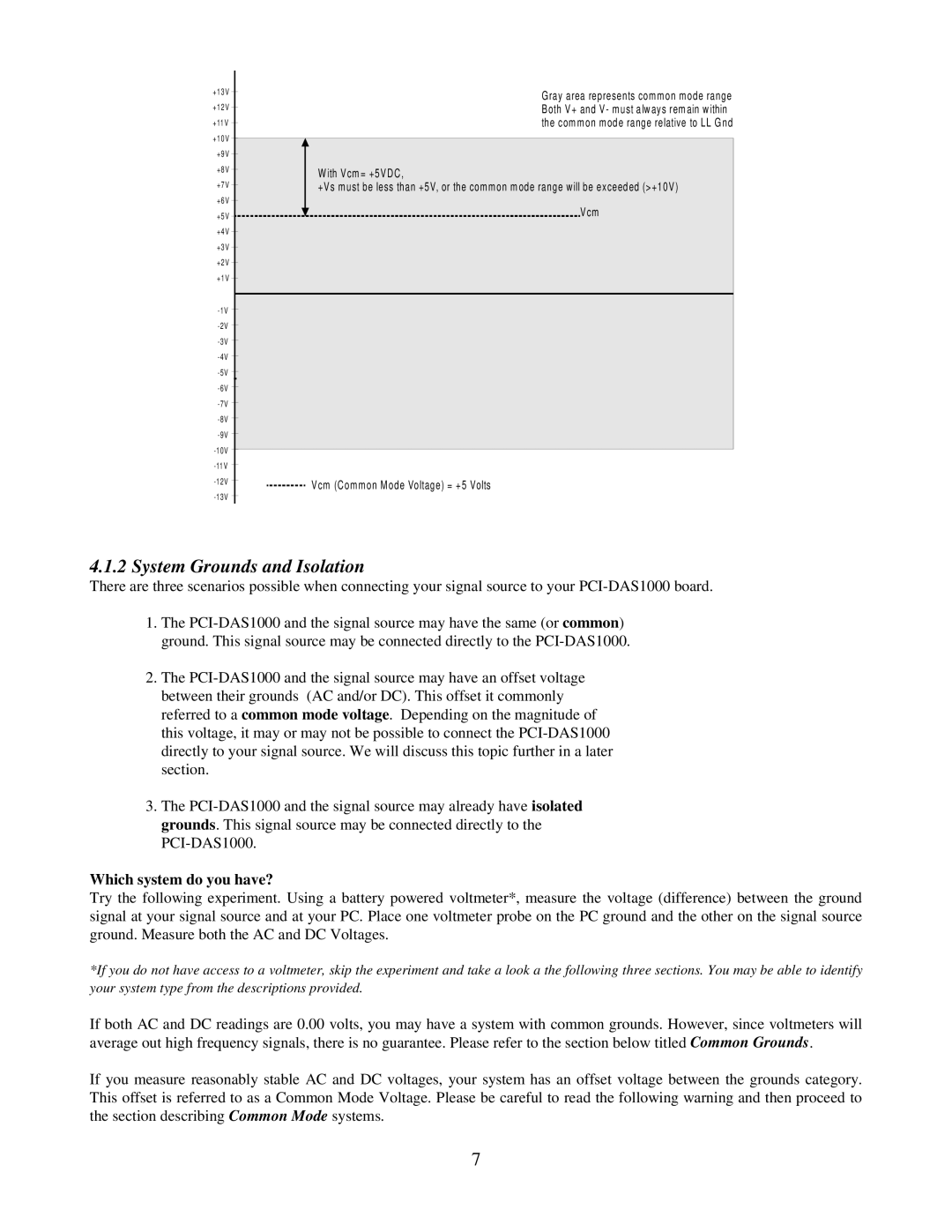 Omega Speaker Systems PCI-DAS1002, PCI-DAS1001 manual System Grounds and Isolation, Which system do you have? 