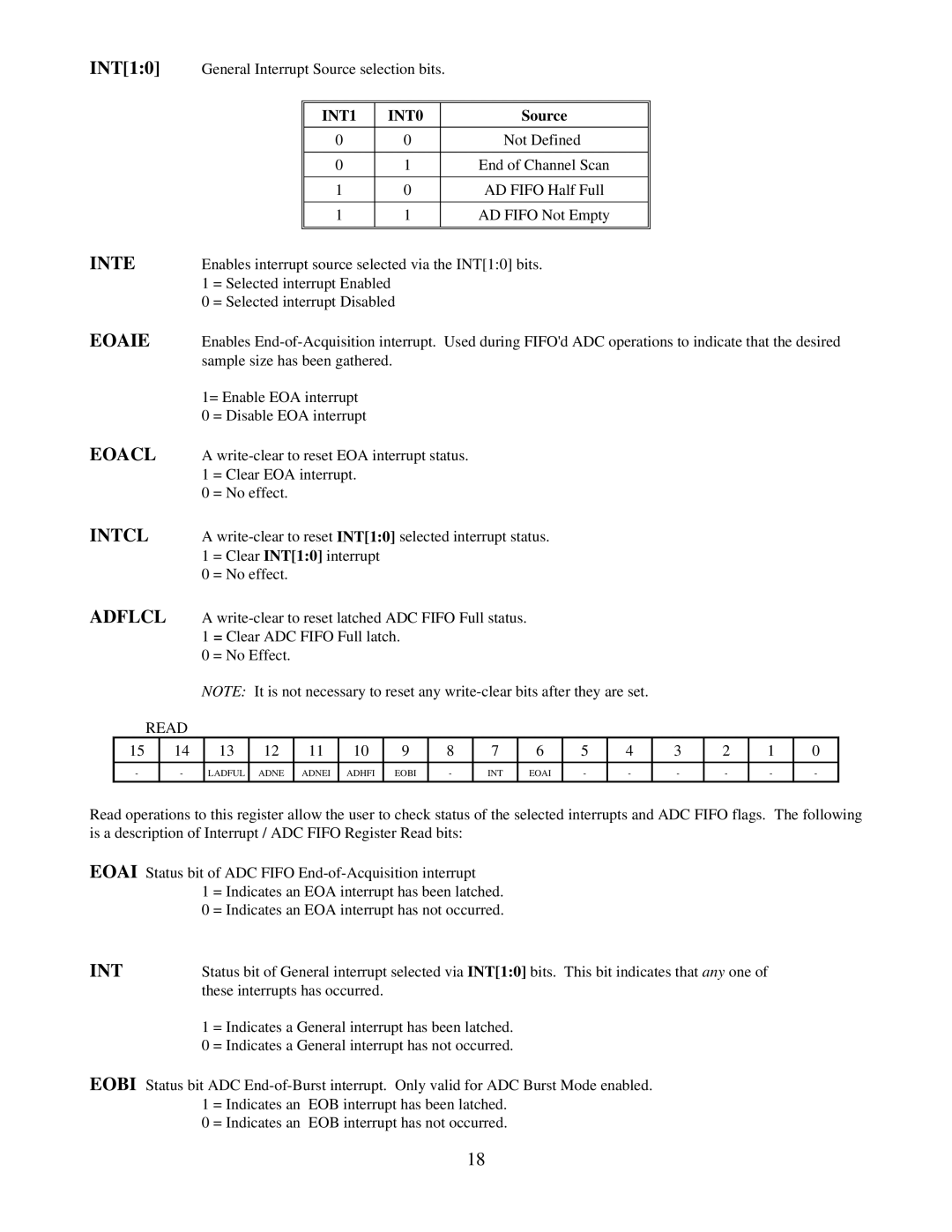 Omega Speaker Systems PCI-DAS1001, PCI-DAS1002 manual Inte, Eoaie, Intcl, Adflcl 