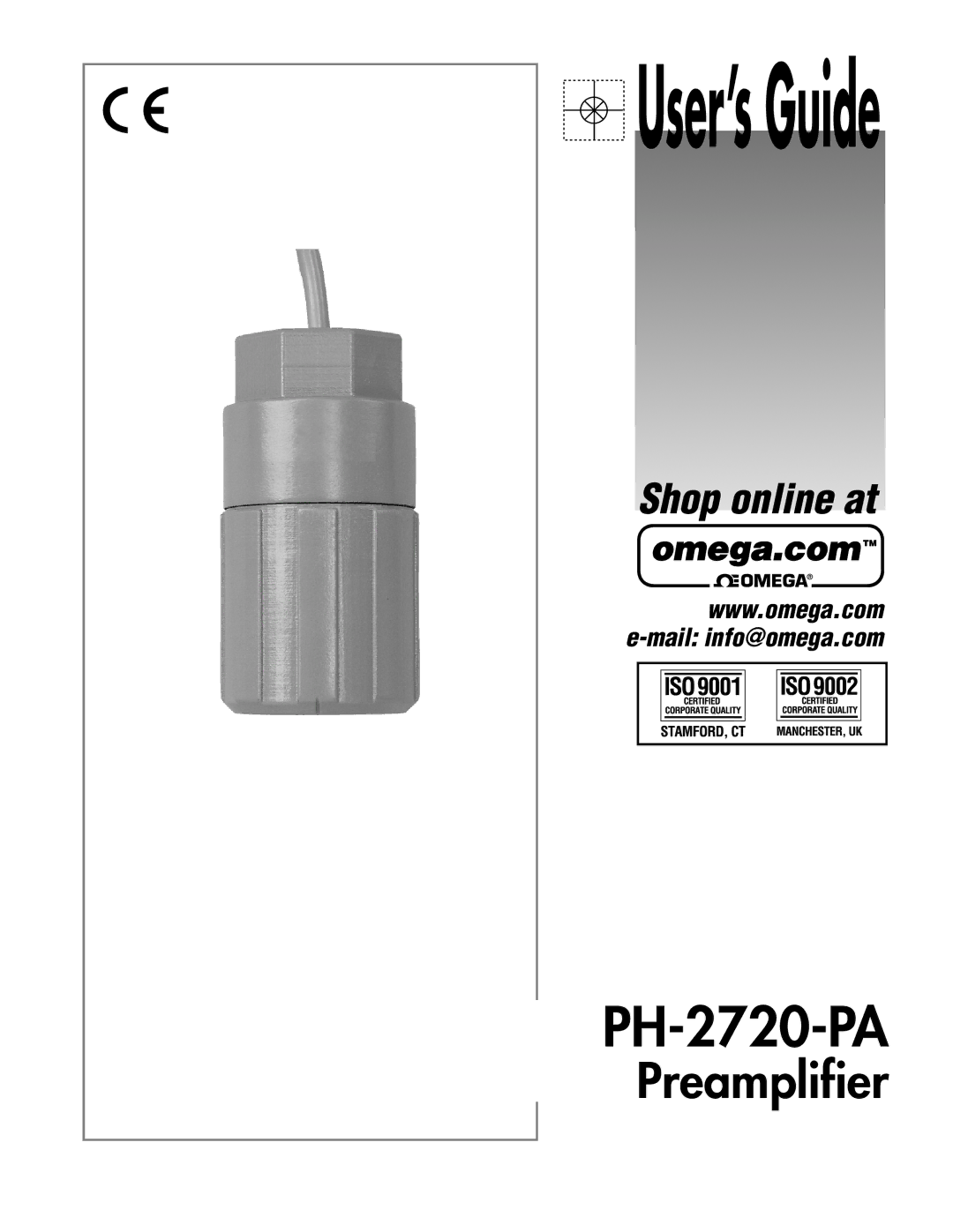 Omega Speaker Systems PH-2720-PA manual User’s Guide 