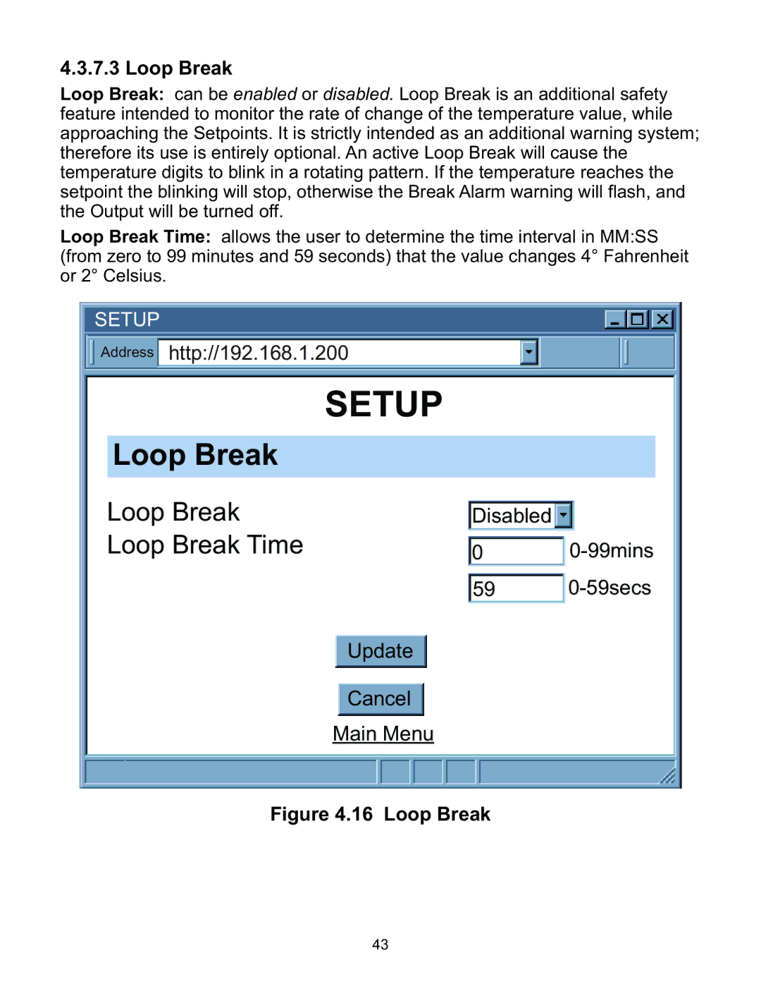 Omega Speaker Systems wi Series manual Loop Break 