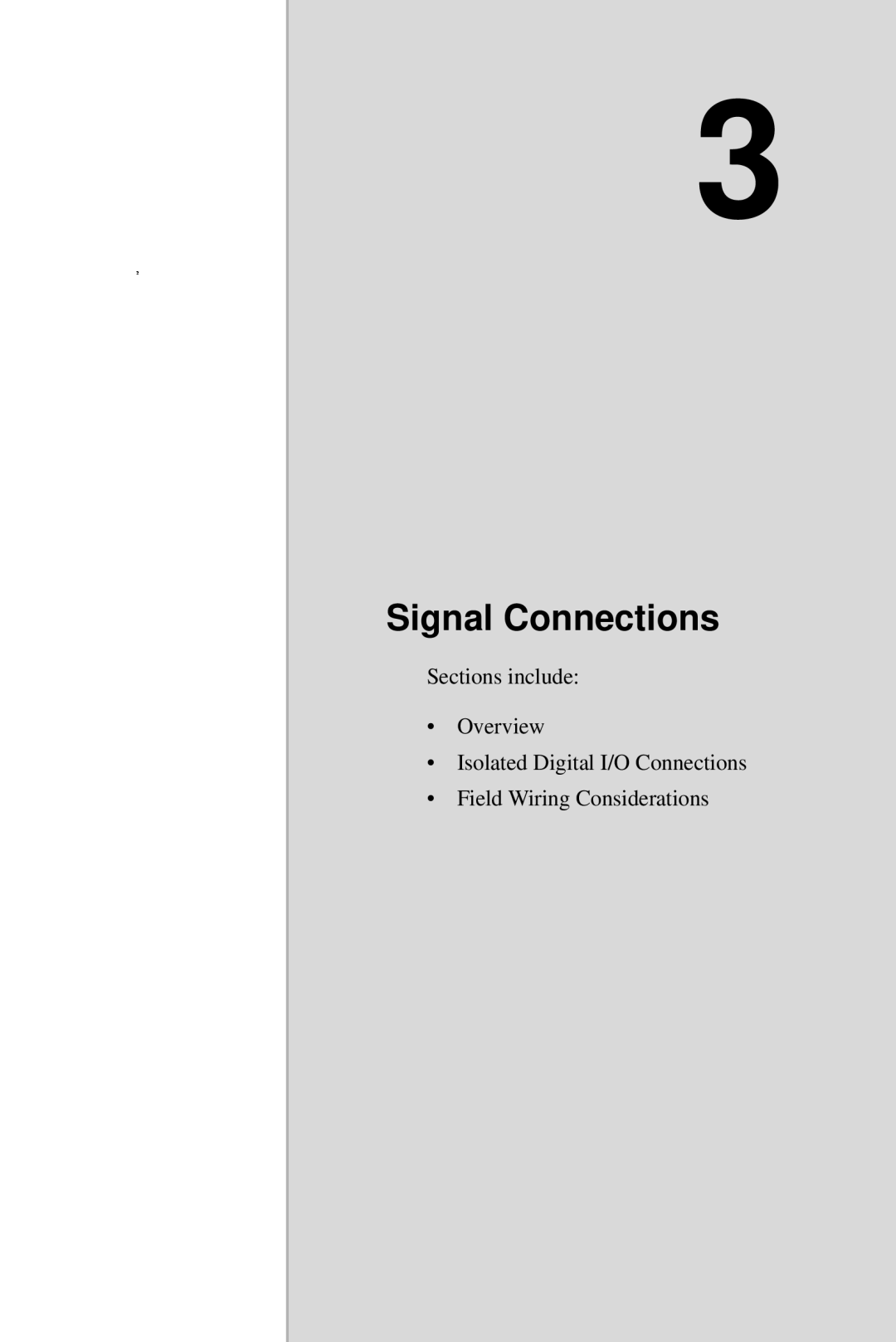 Omega USB-4750 Signal Connections, Sections include Overview Isolated Digital I/O Connections, Field Wiring Considerations 