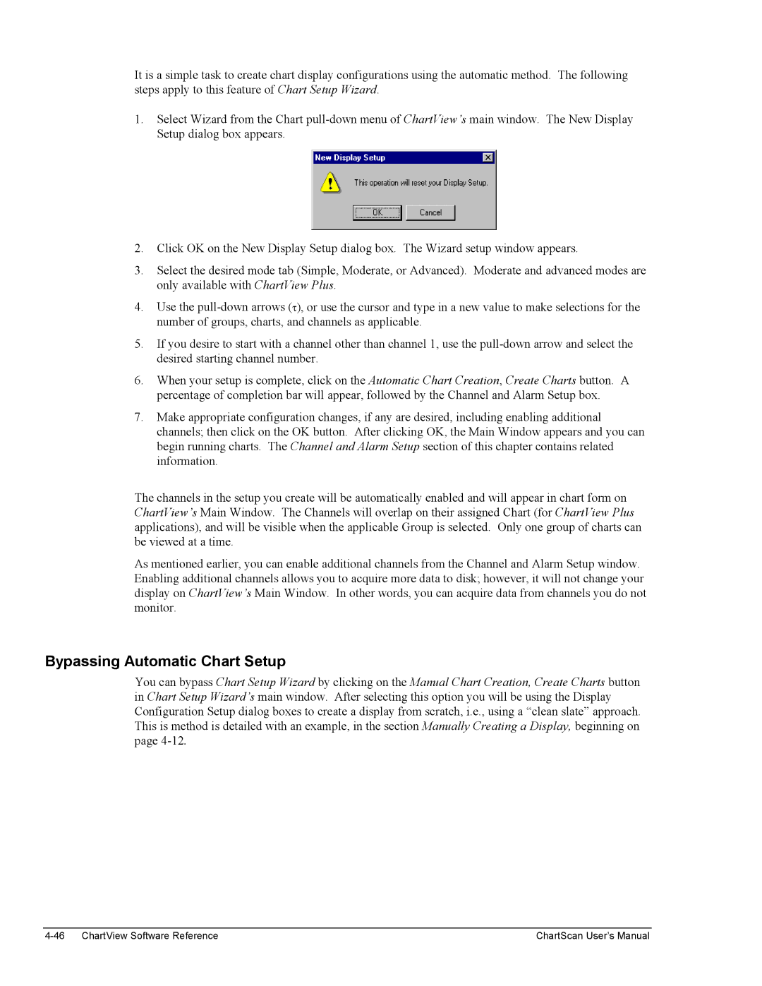 Omega Vehicle Security 1400 manual Bypassing Automatic Chart Setup 