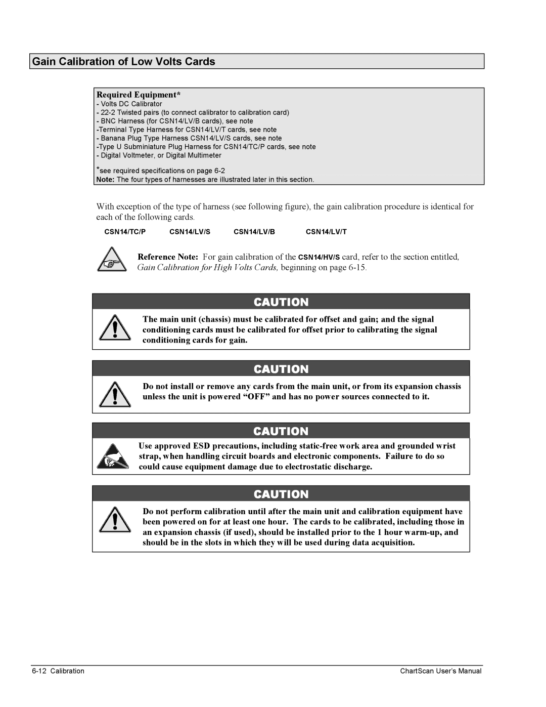 Omega Vehicle Security 1400 manual Gain Calibration of Low Volts Cards 