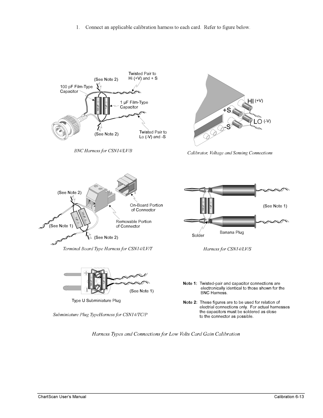 Omega Vehicle Security 1400 manual ChartScan User’s Manual Calibration 