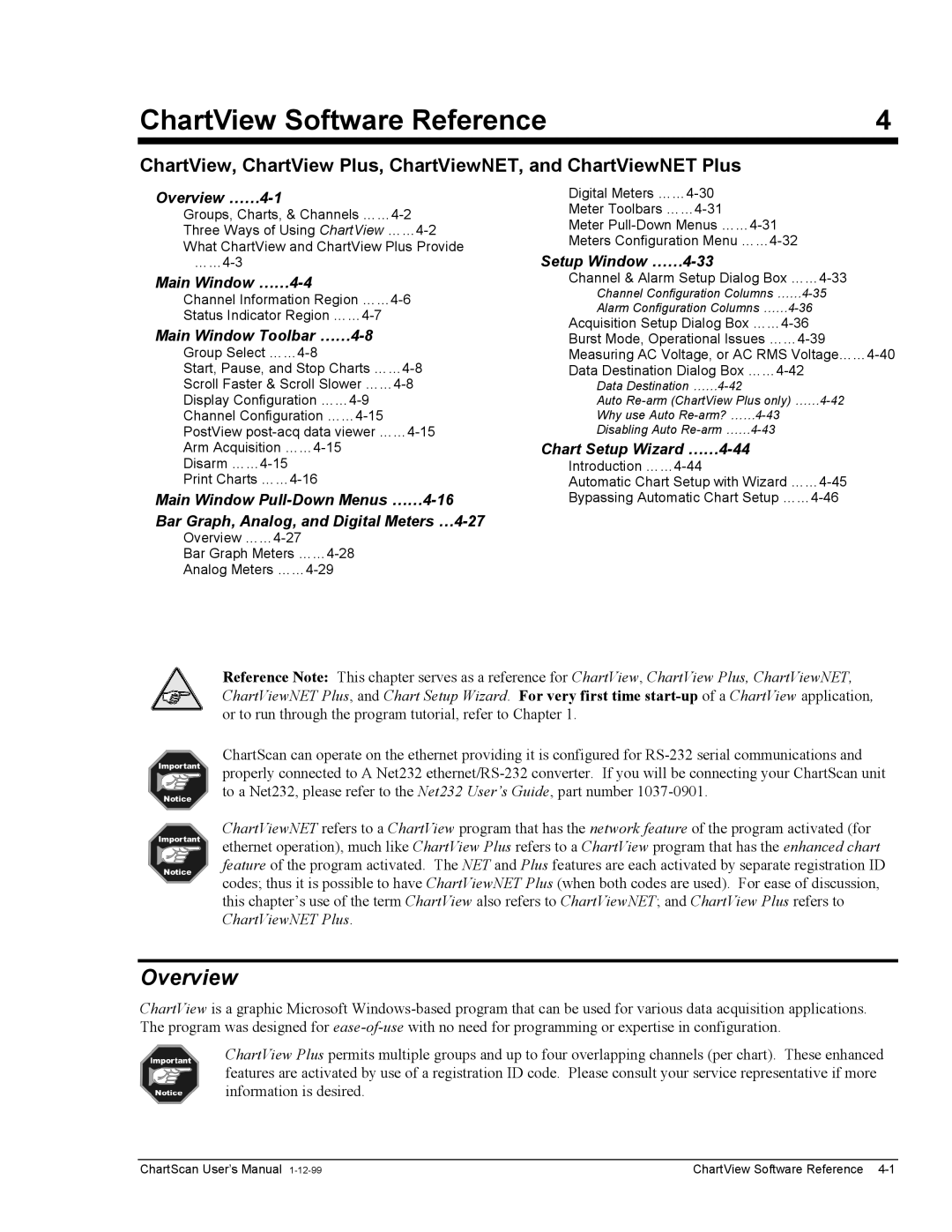 Omega Vehicle Security 1400 manual ChartView Software Reference 