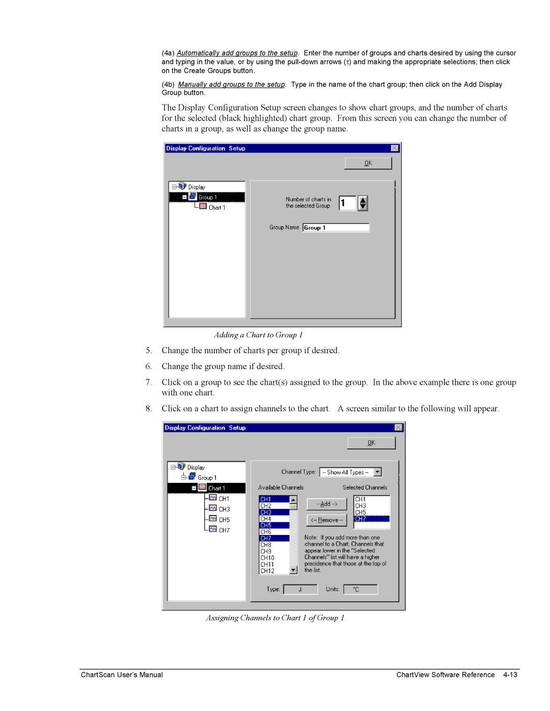 Omega Vehicle Security 1400 manual Adding a Chart to Group 