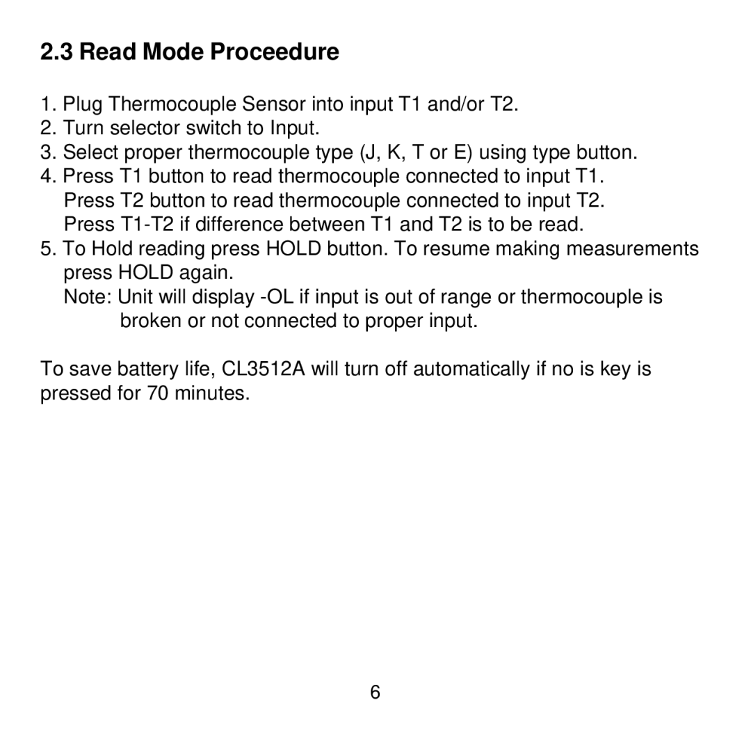 Omega Vehicle Security CL3512A manual Read Mode Proceedure 