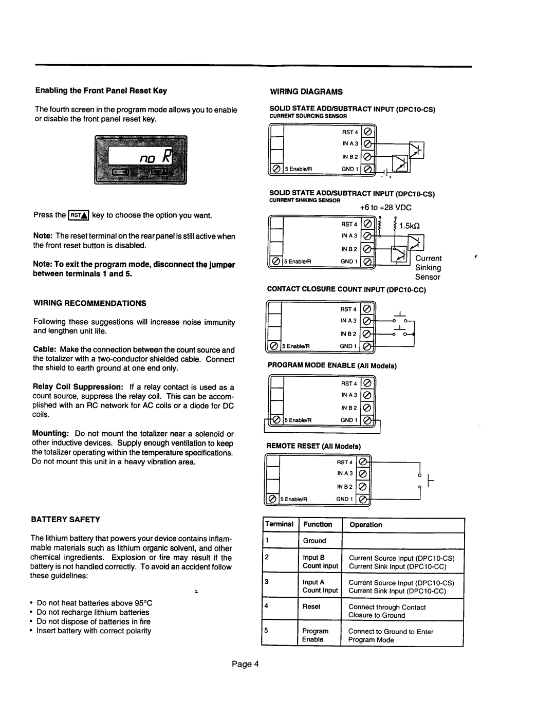 Omega Vehicle Security DPC10-CS specifications Wiring Recommendations, Wiring Diagrams, Batterysafety, Operation 