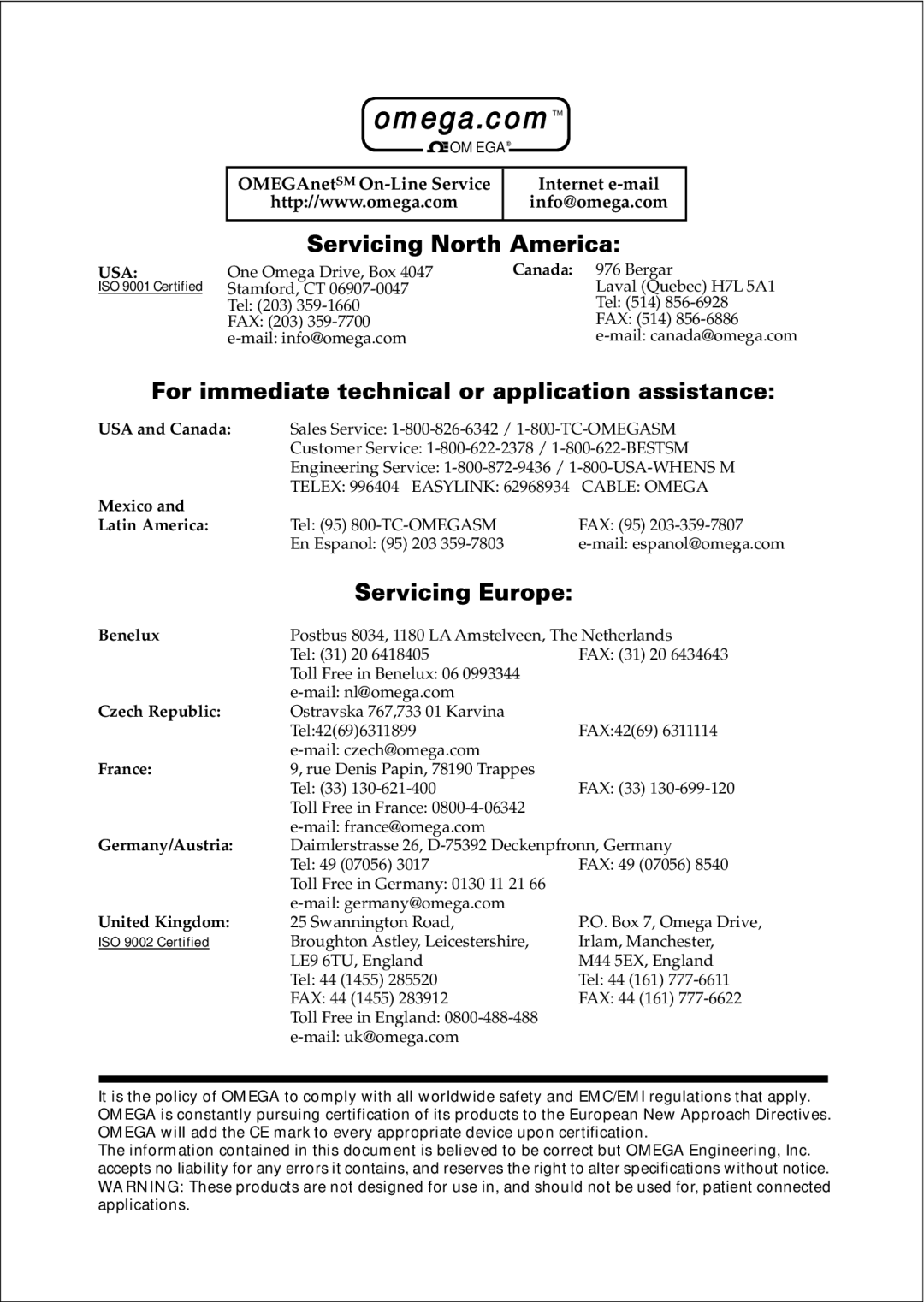 Omega Vehicle Security DRA-DCC-8 manual Omega.comTM 