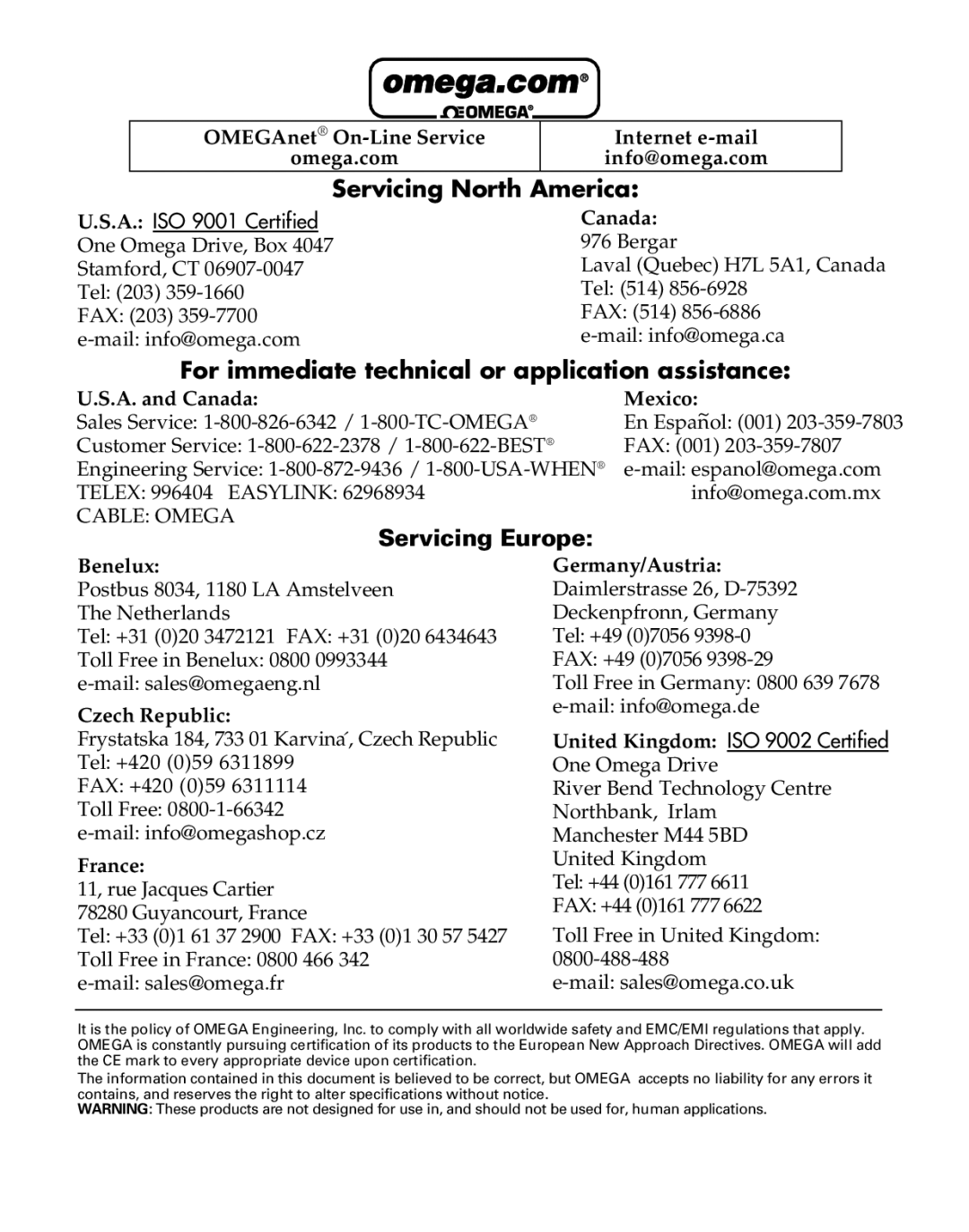 Omega Vehicle Security DRF-POT, DRF-RES Series manual Servicing North America 