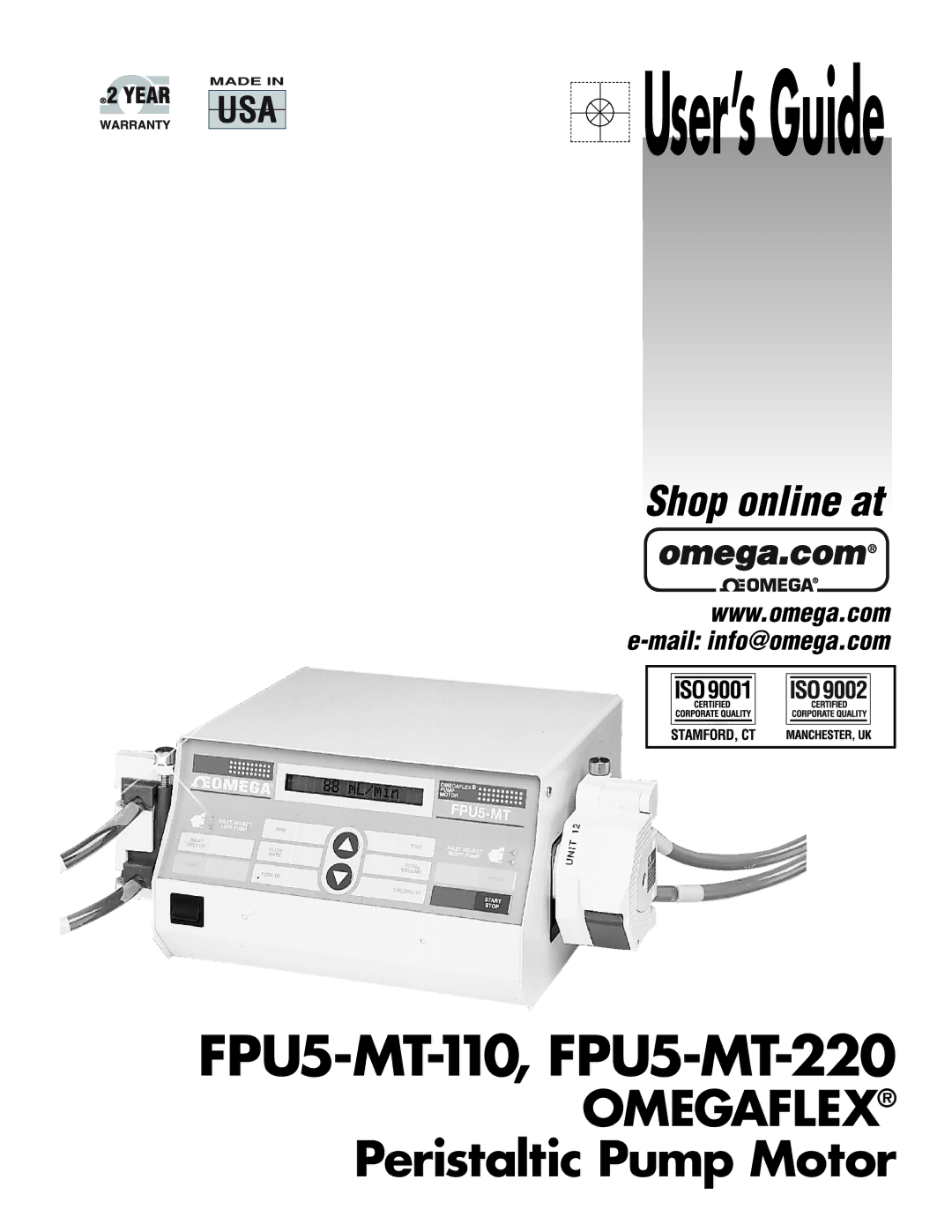 Omega Vehicle Security FPU5-MT-110, FPU5-MT-220 manual User’s Guide 