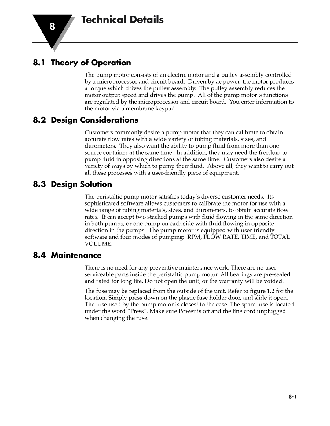 Omega Vehicle Security FPU5-MT-110 manual Technical Details, Theory of Operation, Design Considerations, Design Solution 