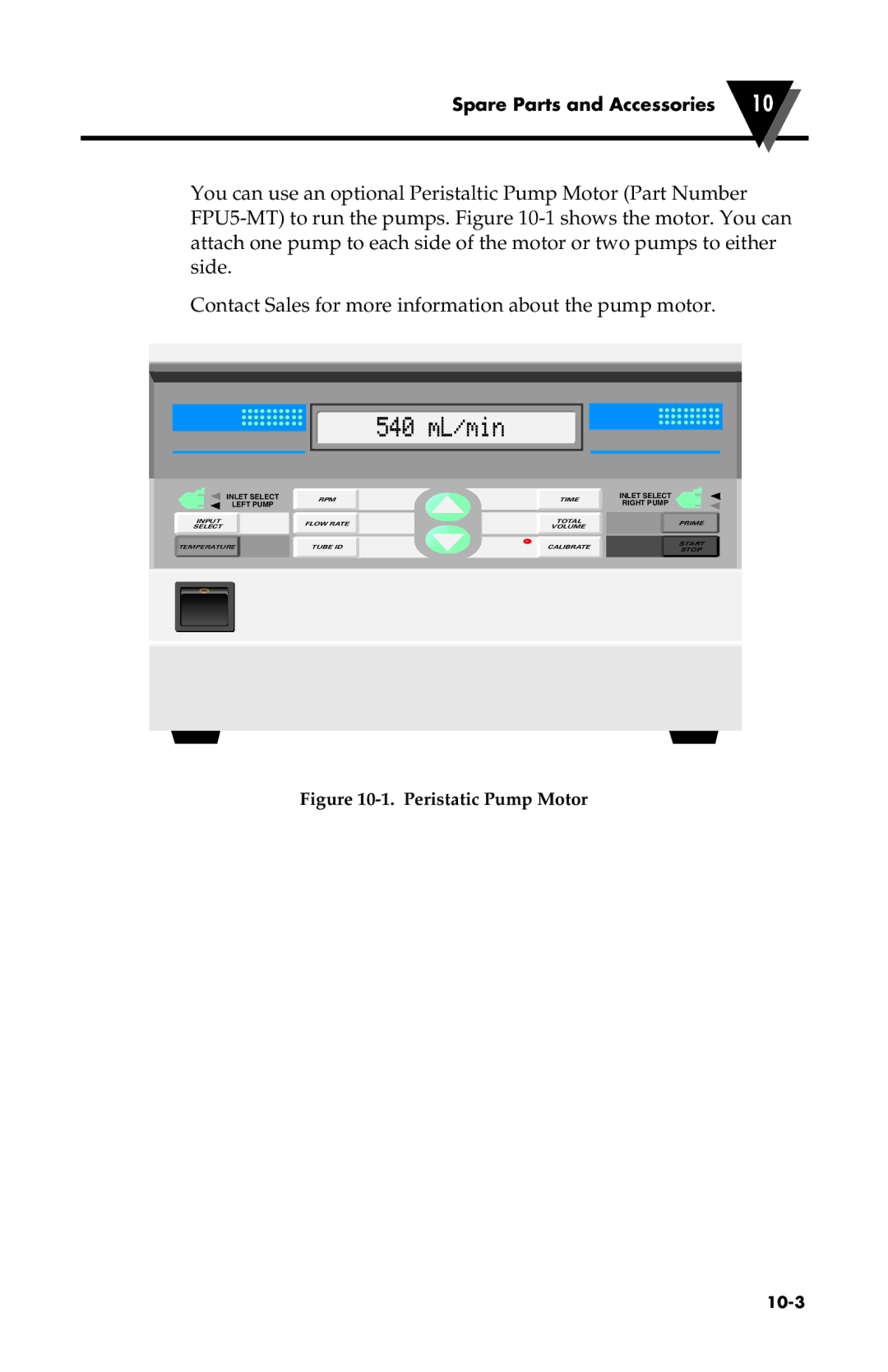 Omega Vehicle Security FPU500 manual Peristatic Pump Motor 