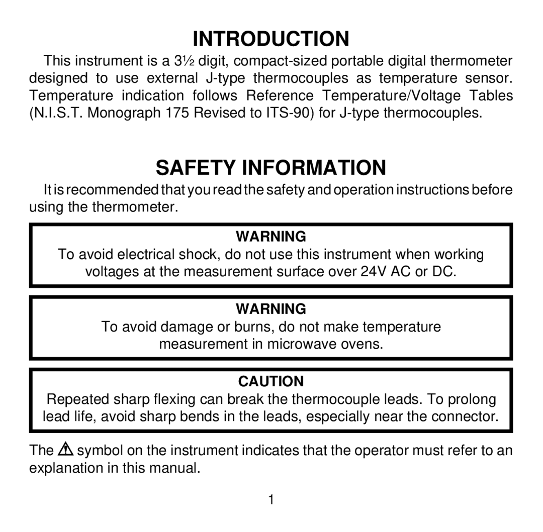 Omega Vehicle Security HH501AJ manual Introduction, Safety Information 