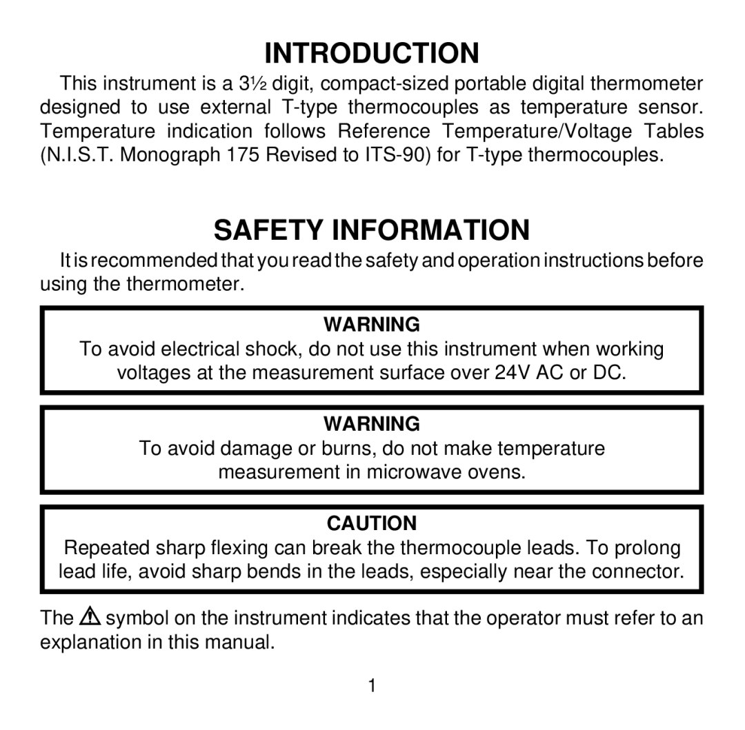 Omega Vehicle Security HH501AT manual Introduction, Safety Information 