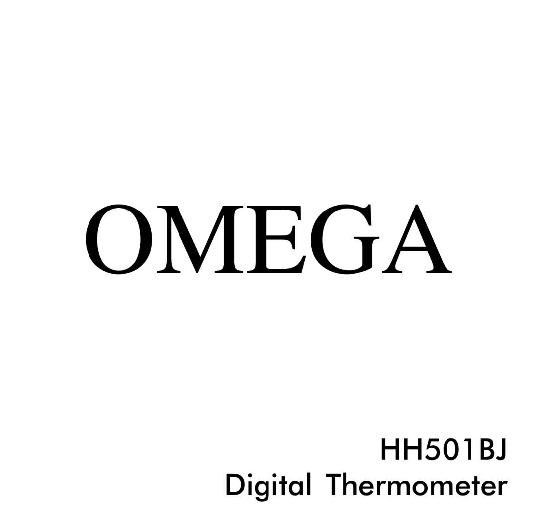 Omega Vehicle Security HH501BJ manual Omega 