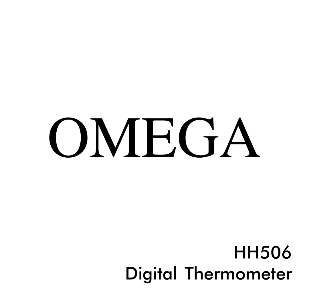 Omega Vehicle Security HH506 manual Omega 