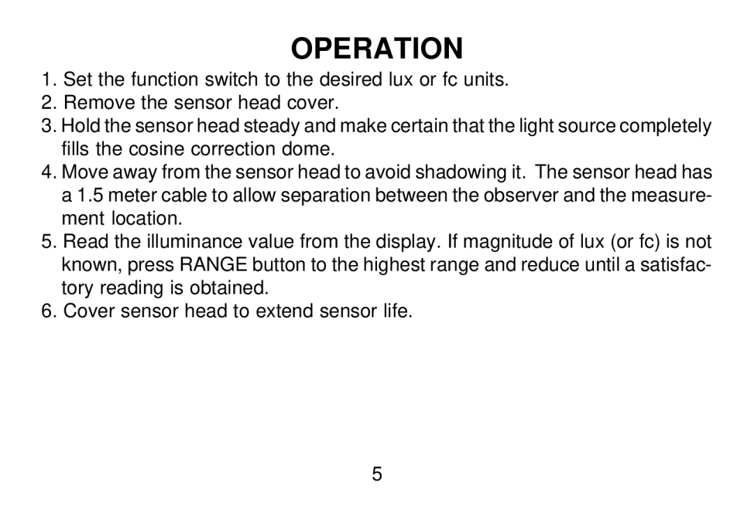 Omega Vehicle Security HHLM-2 manual Operation 