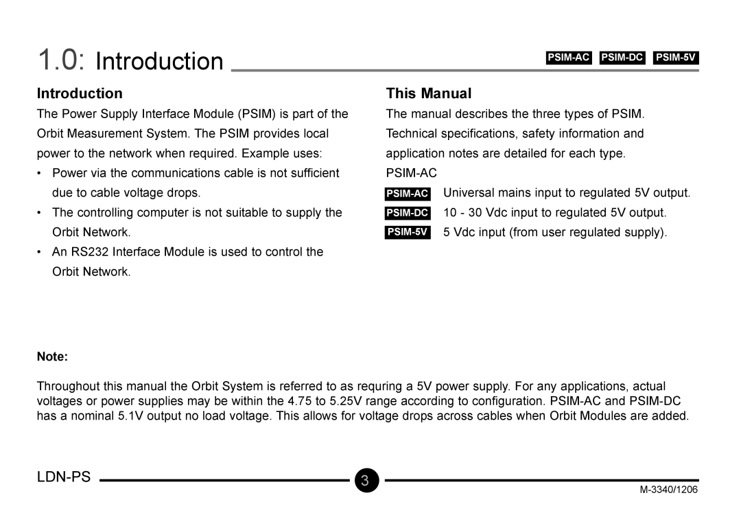 Omega Vehicle Security LDN-PS manual Introduction 