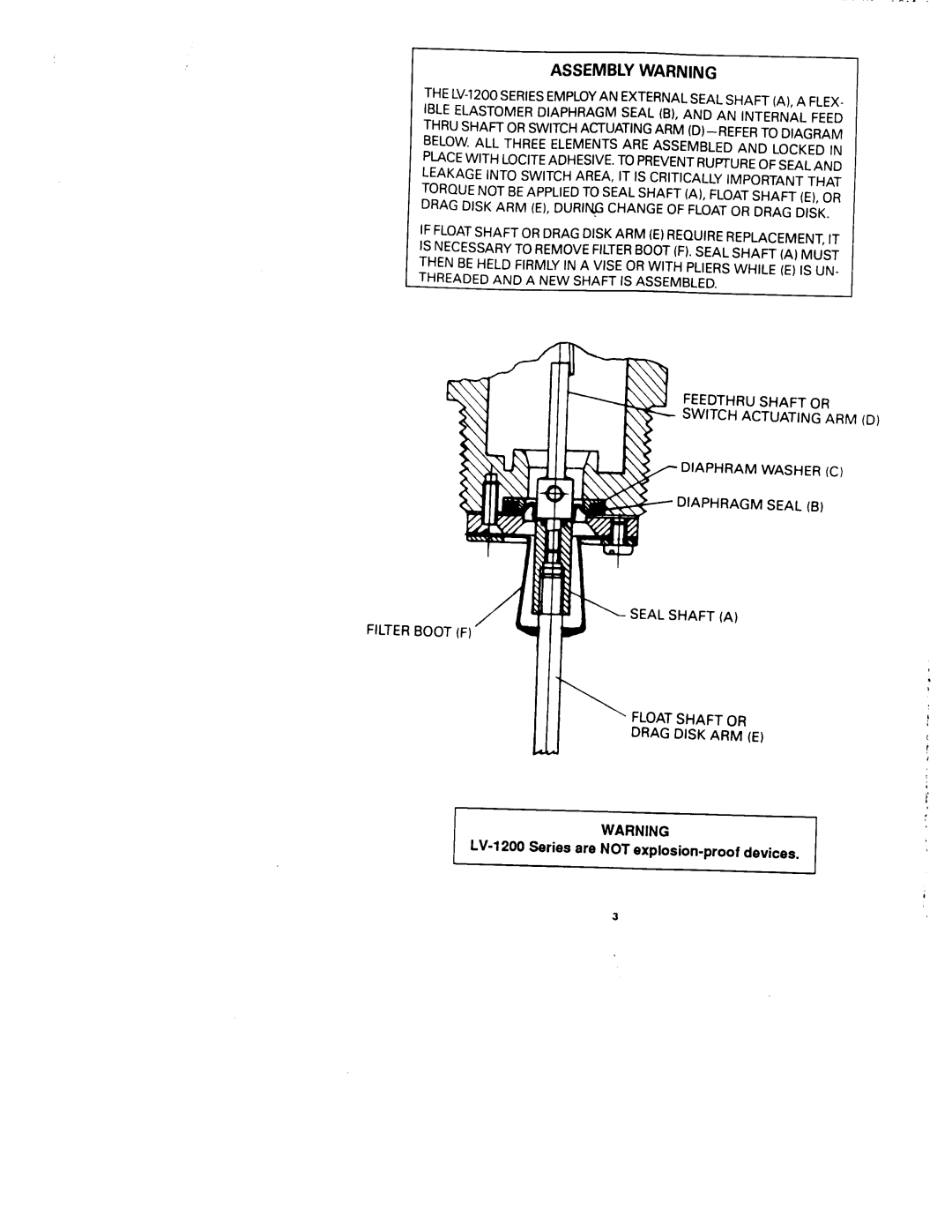 Omega Vehicle Security LV-1203, LV-1201, LV-1202 manual Assembly Warning 