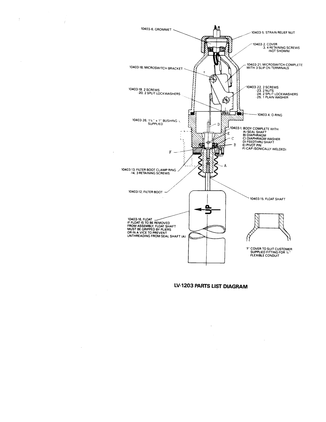 Omega Vehicle Security LV-1201, LV-1202 manual LV-1203 Parts List Diagram 