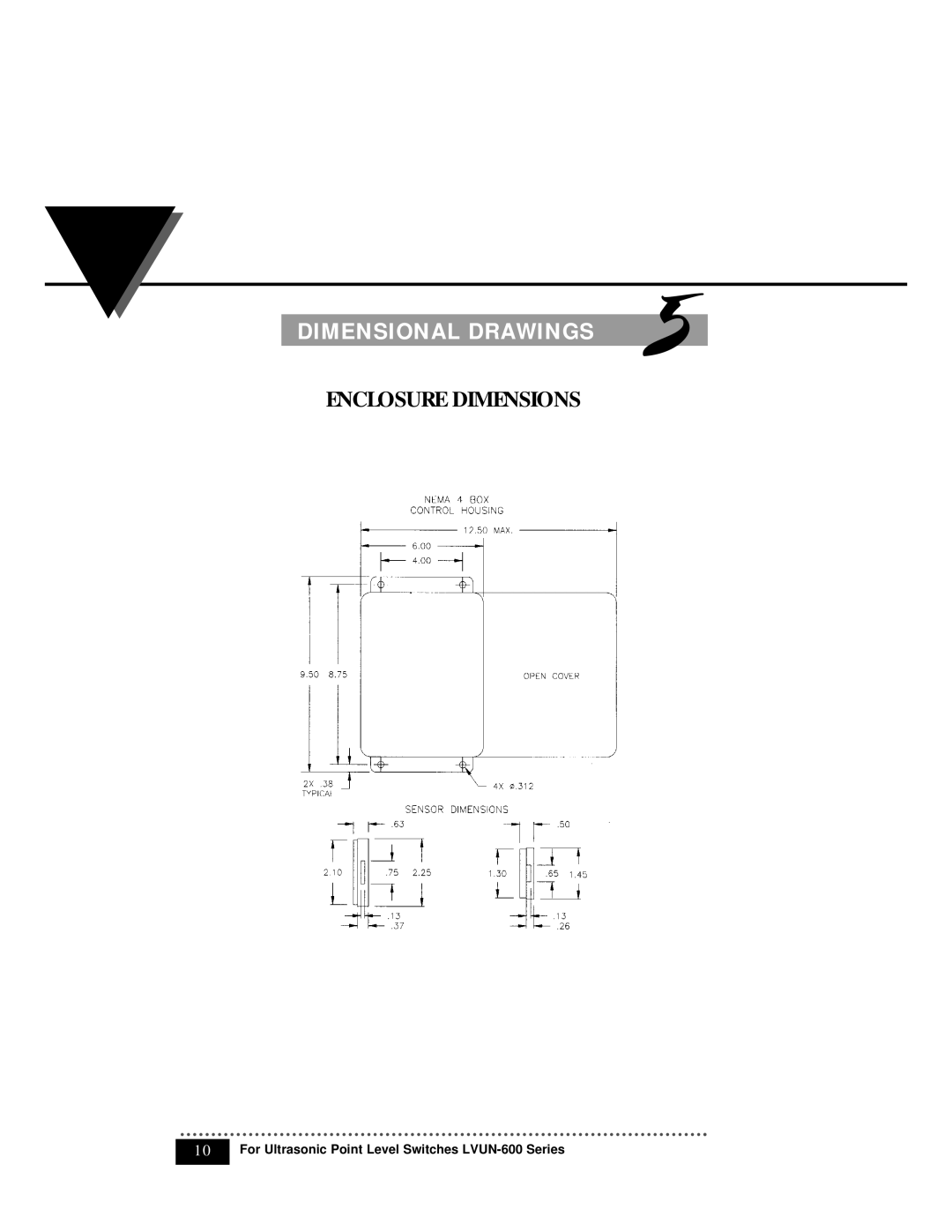 Omega Vehicle Security LVUN-600 manual Dimensional Drawings 