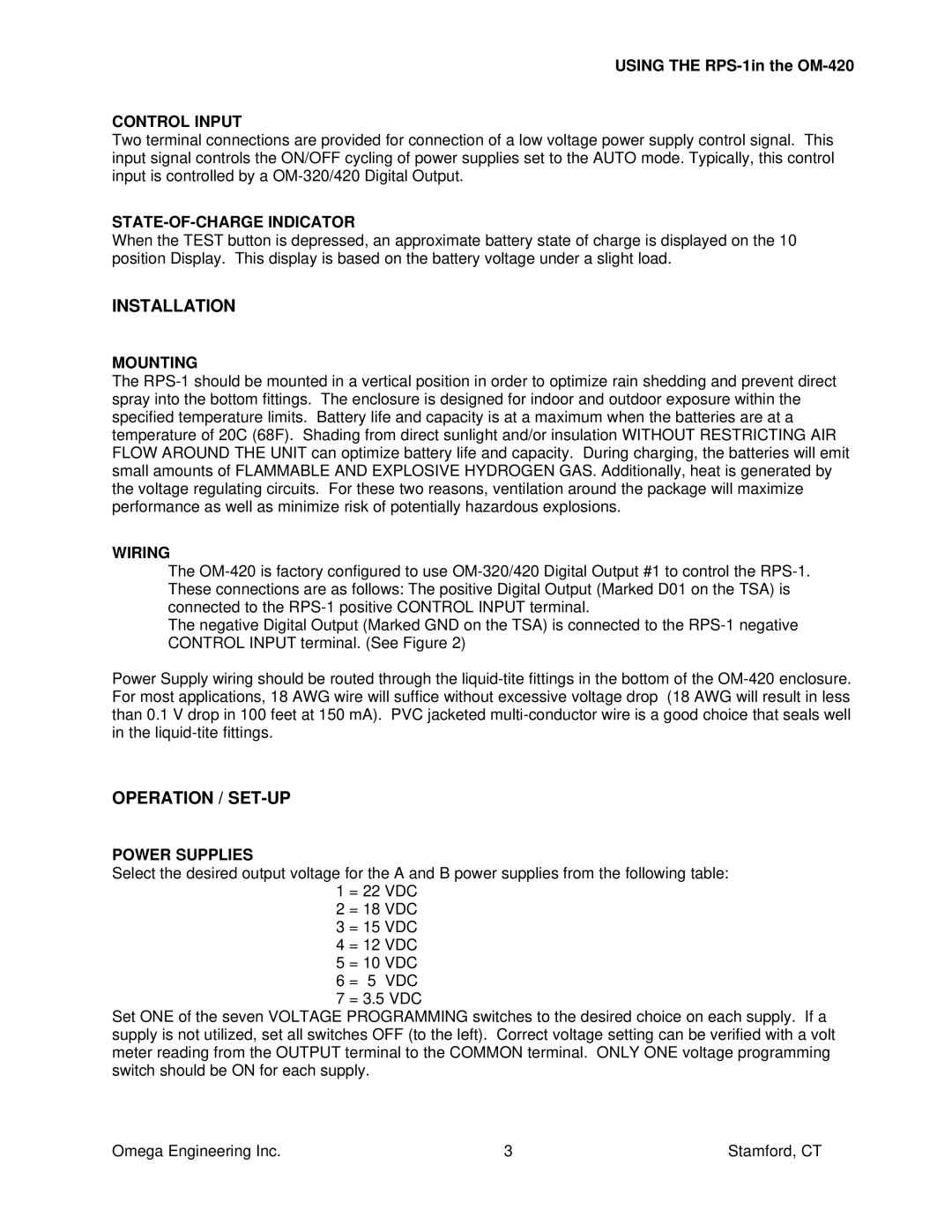 Omega Vehicle Security OM-420 manual Installation, Operation / SET-UP 