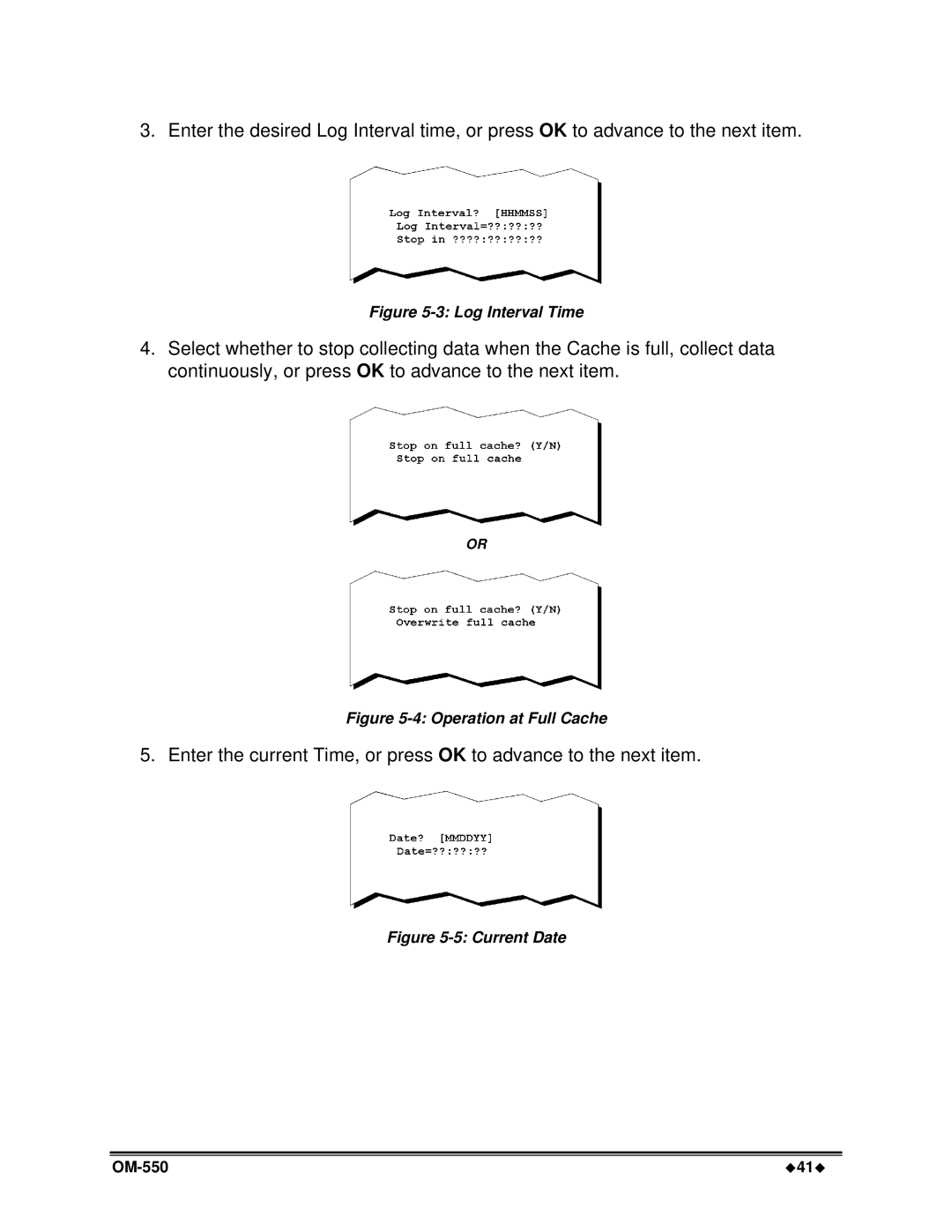 Omega Vehicle Security OM-550 manual Log Interval Time 