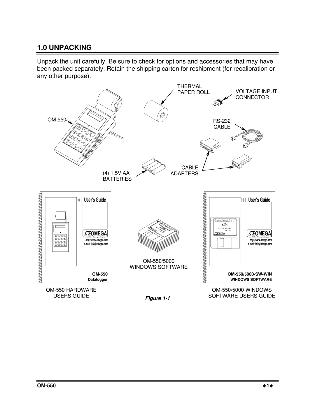 Omega Vehicle Security OM-550 manual Unpacking 