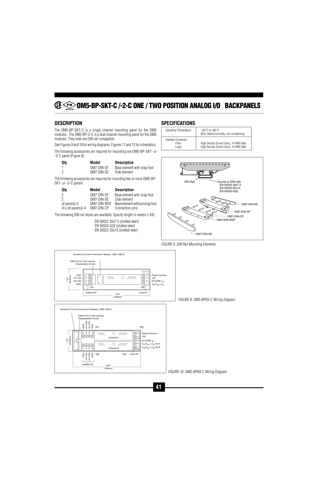 Omega Vehicle Security OM5-C manual OM7-DIN-SF, OM7-DIN-SE, OM7-DIN-CP 