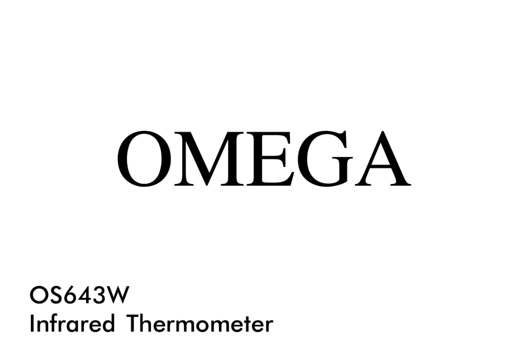 Omega Vehicle Security OS643W manual Omega 