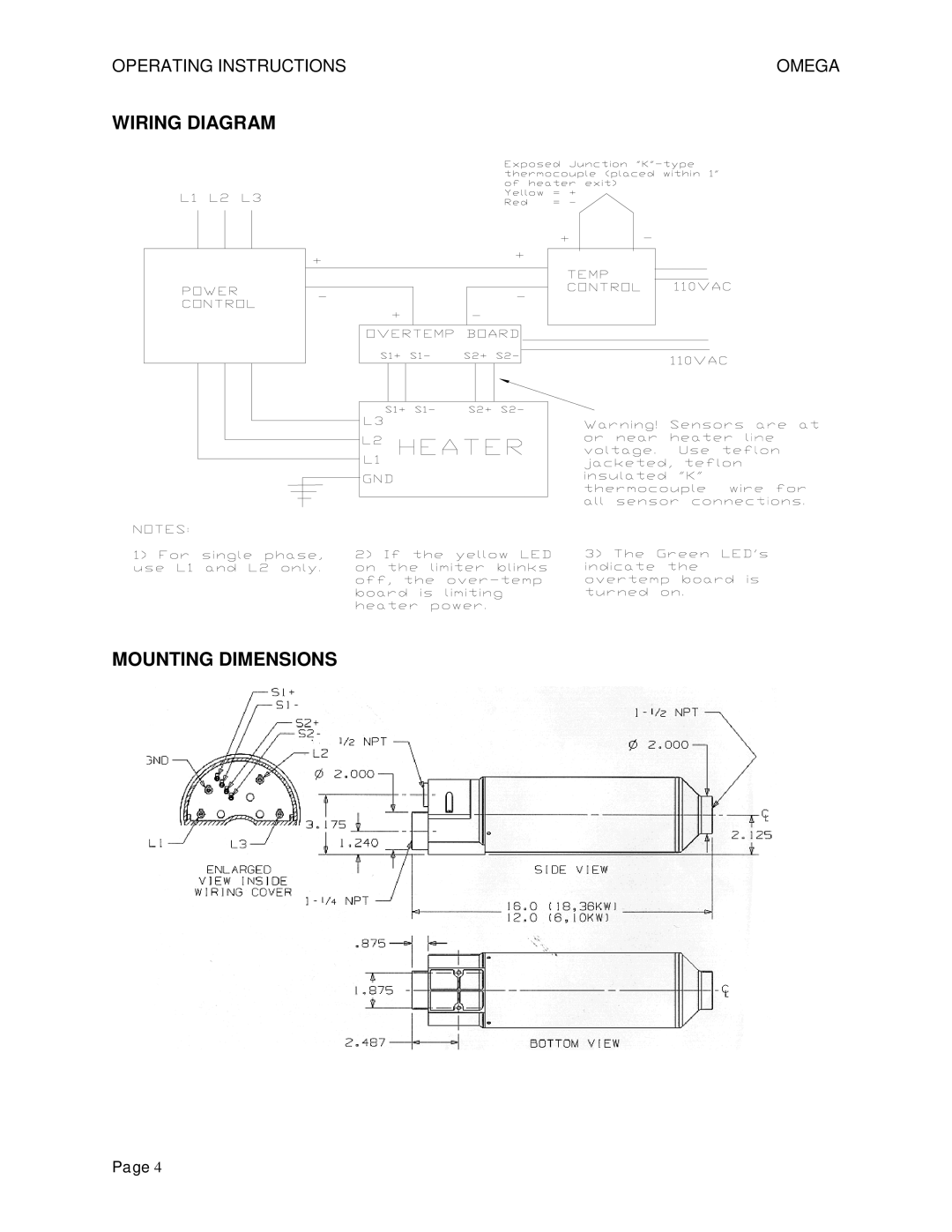 Omega Vehicle Security SH73343 specifications Wiring Diagram Mounting Dimensions 