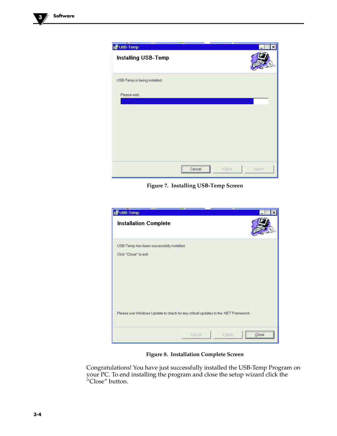 Omega Vehicle Security TJ-USB manual Installing USB-Temp Screen 