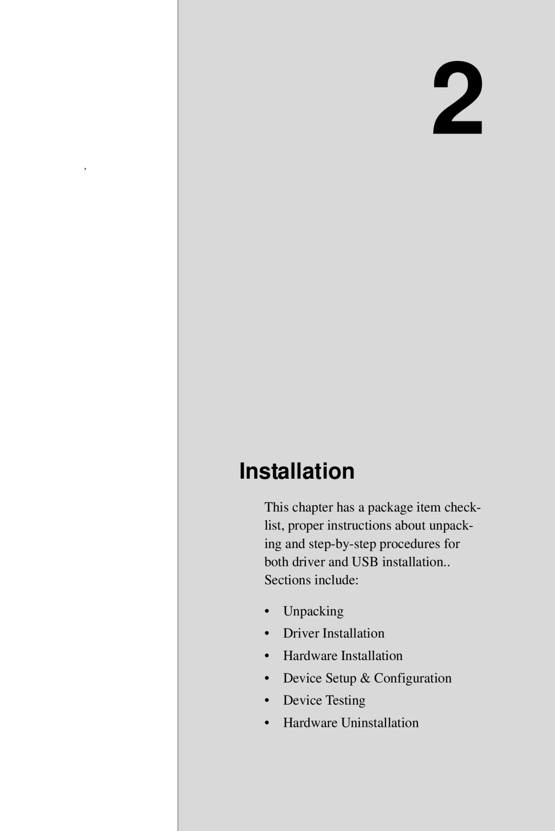 Omega Vehicle Security USB-4761 manual Unpacking Driver Installation Hardware Installation 