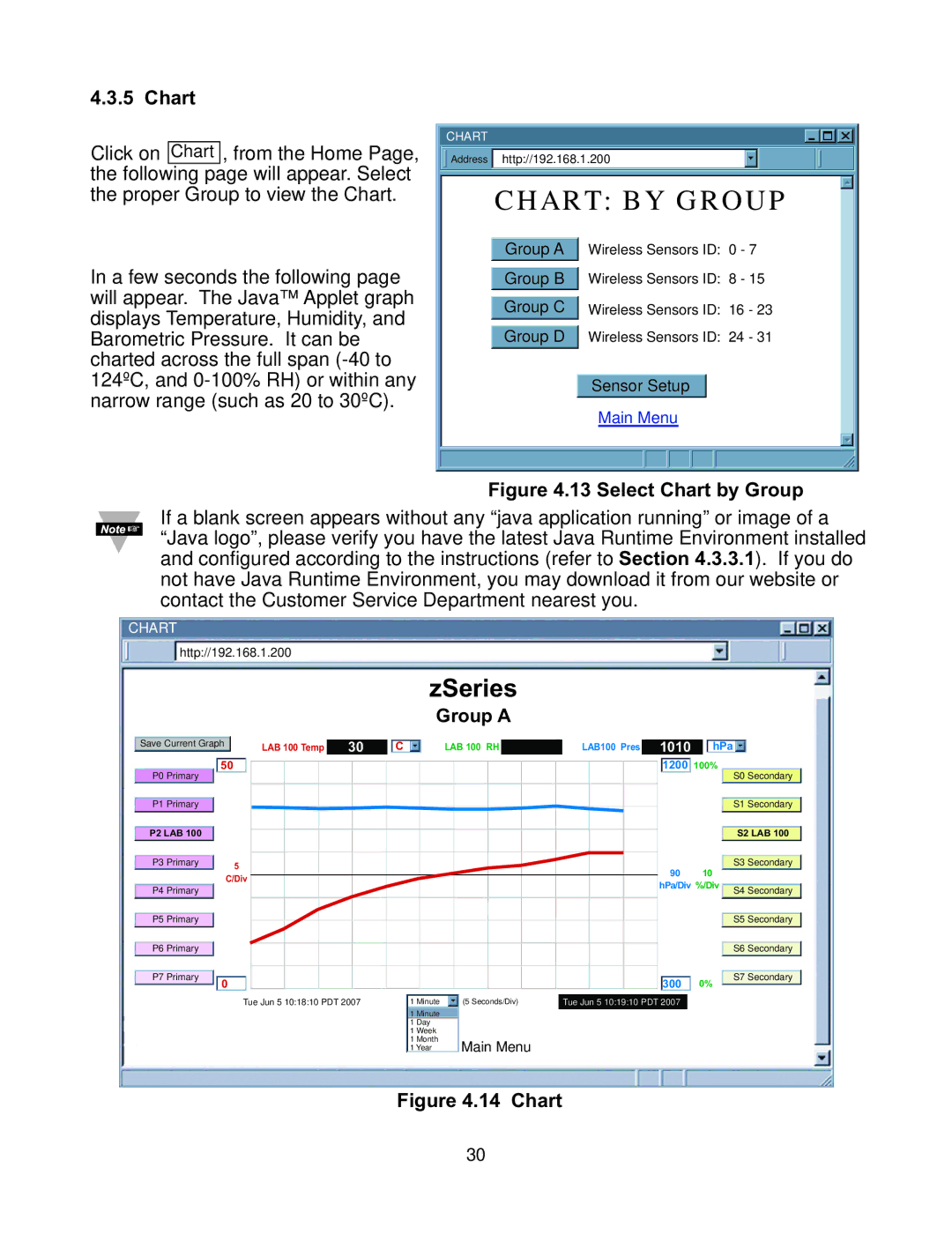 Omega Vehicle Security zSeries manual Select Chart by Group 