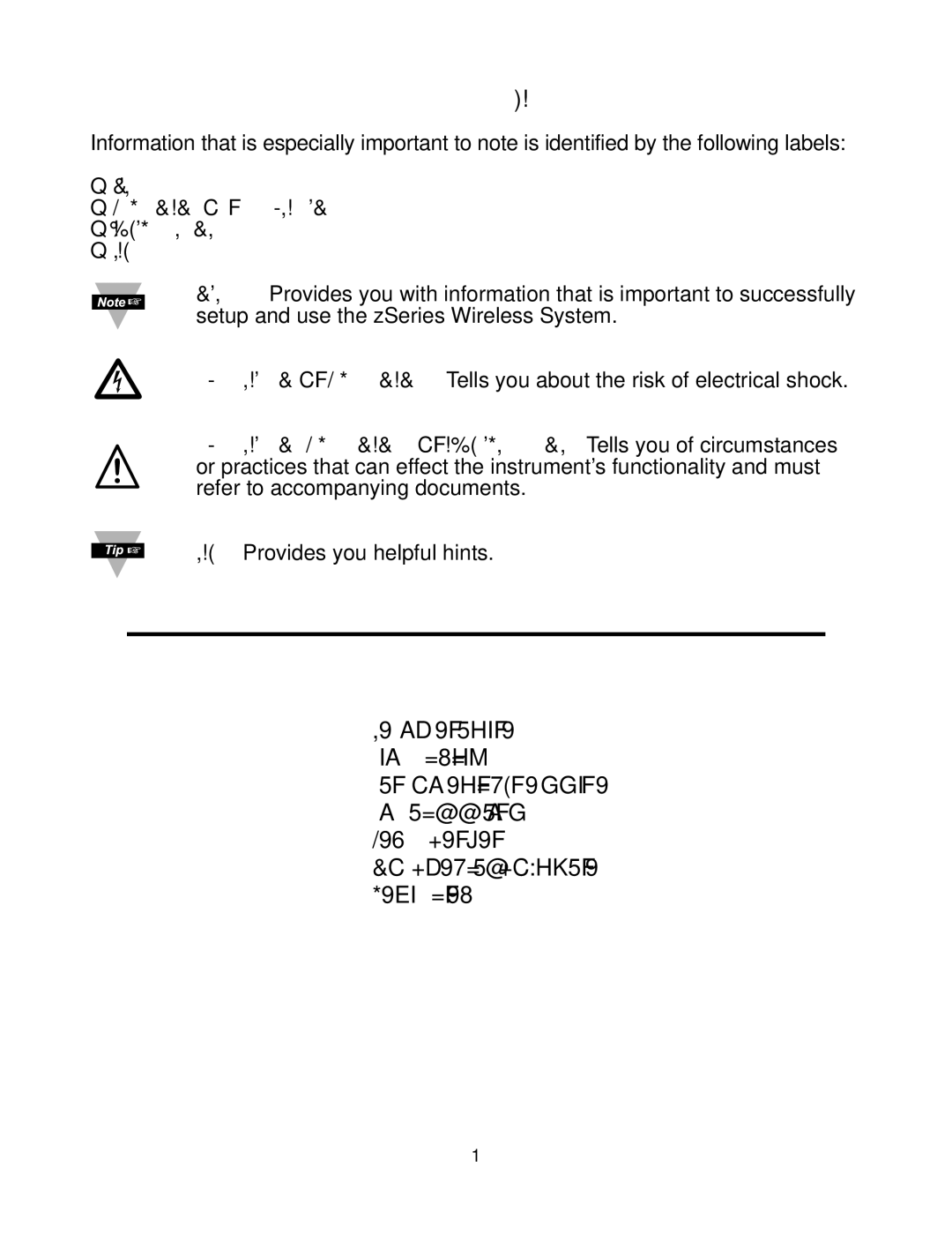 Omega Vehicle Security zSeries manual Features 