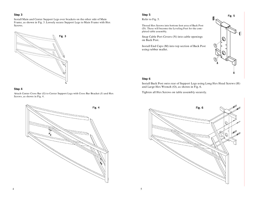 Omnimount 1002697, G363 specifications Refer to Fig 