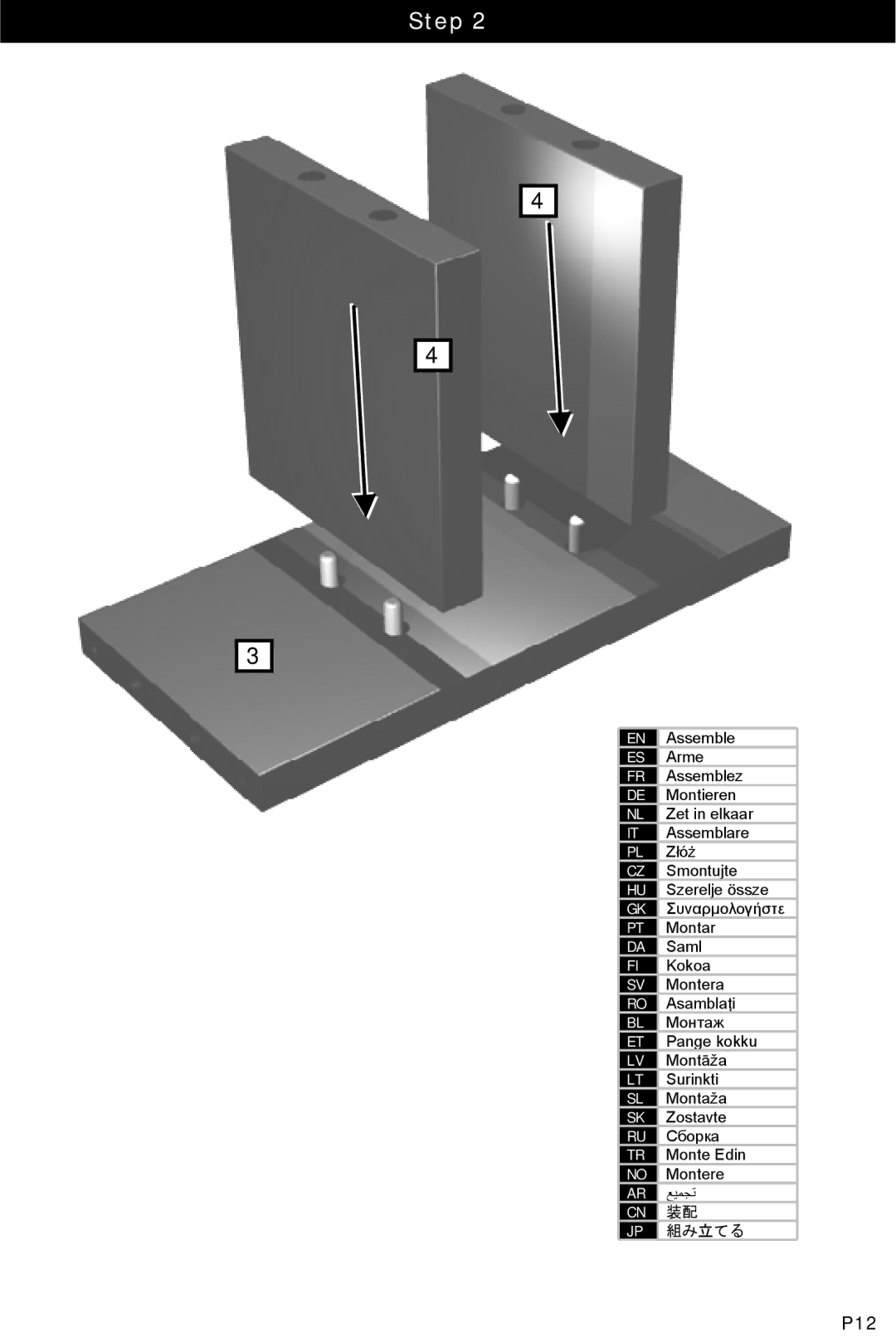 Omnimount 10270, ECHOA3 instruction manual P12 