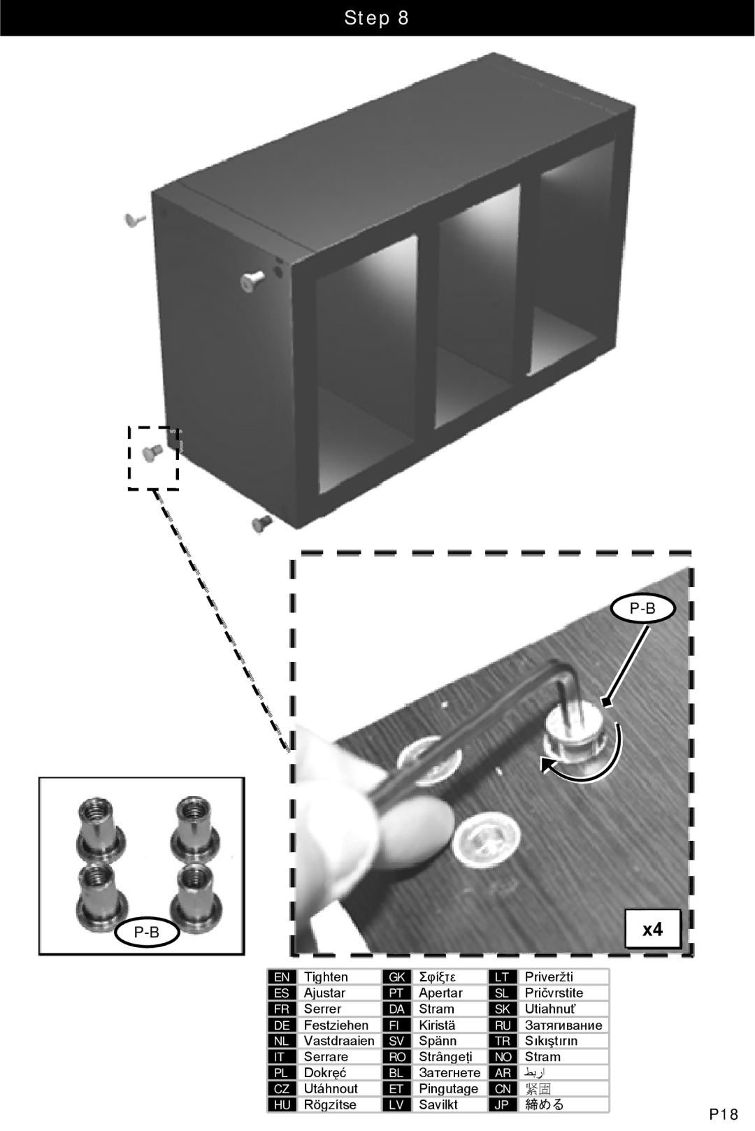 Omnimount 10270, ECHOA3 instruction manual P18 