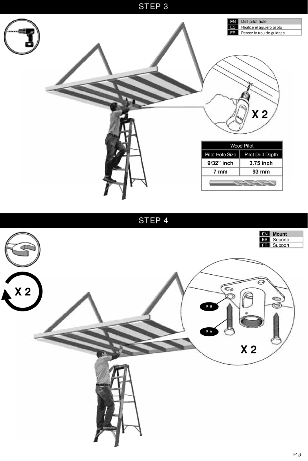 Omnimount CP-4, L3-OM1100274-PRO-110409vA instruction manual Wood Pilot 