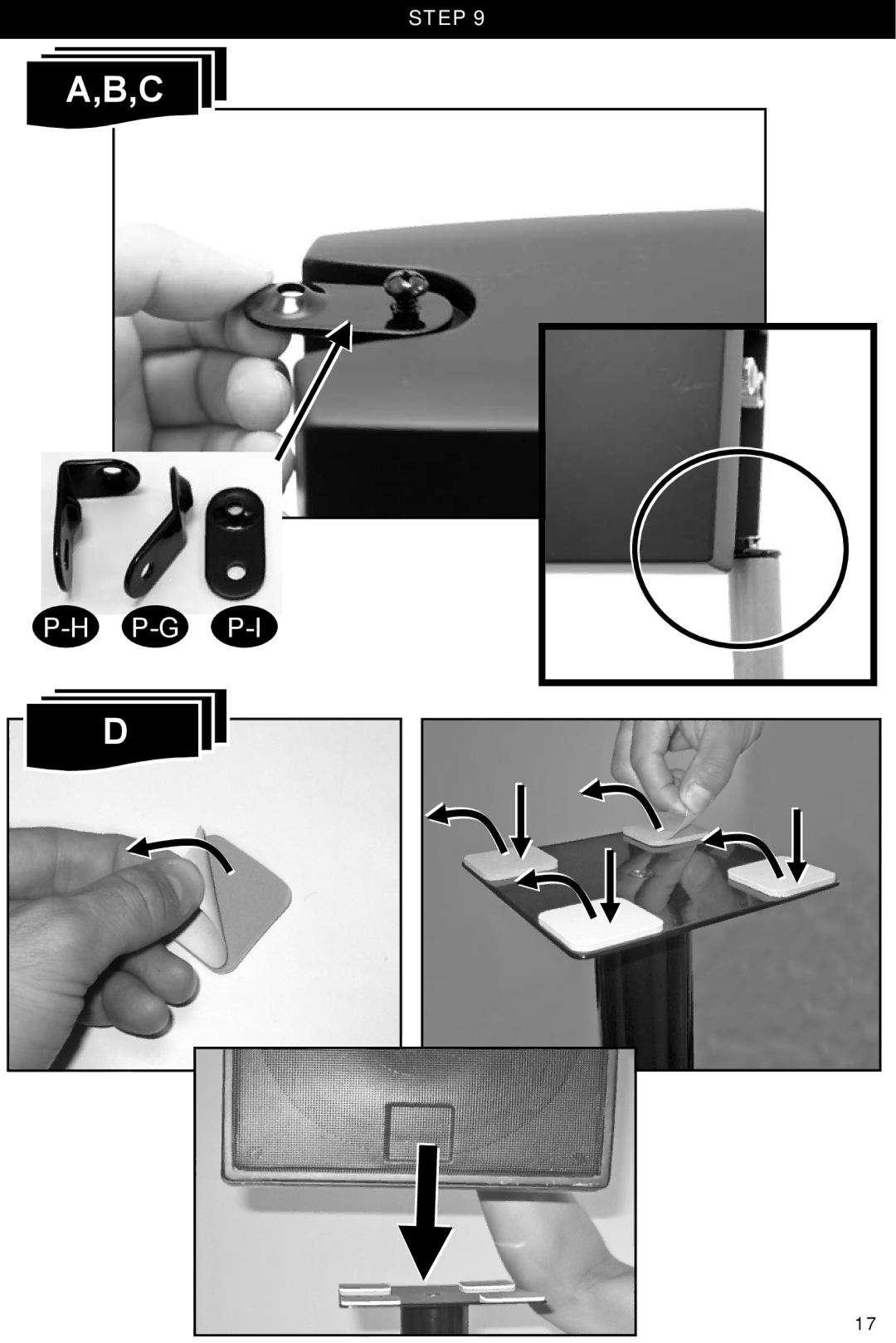 Omnimount Gemini 1 instruction manual P-G P-I 