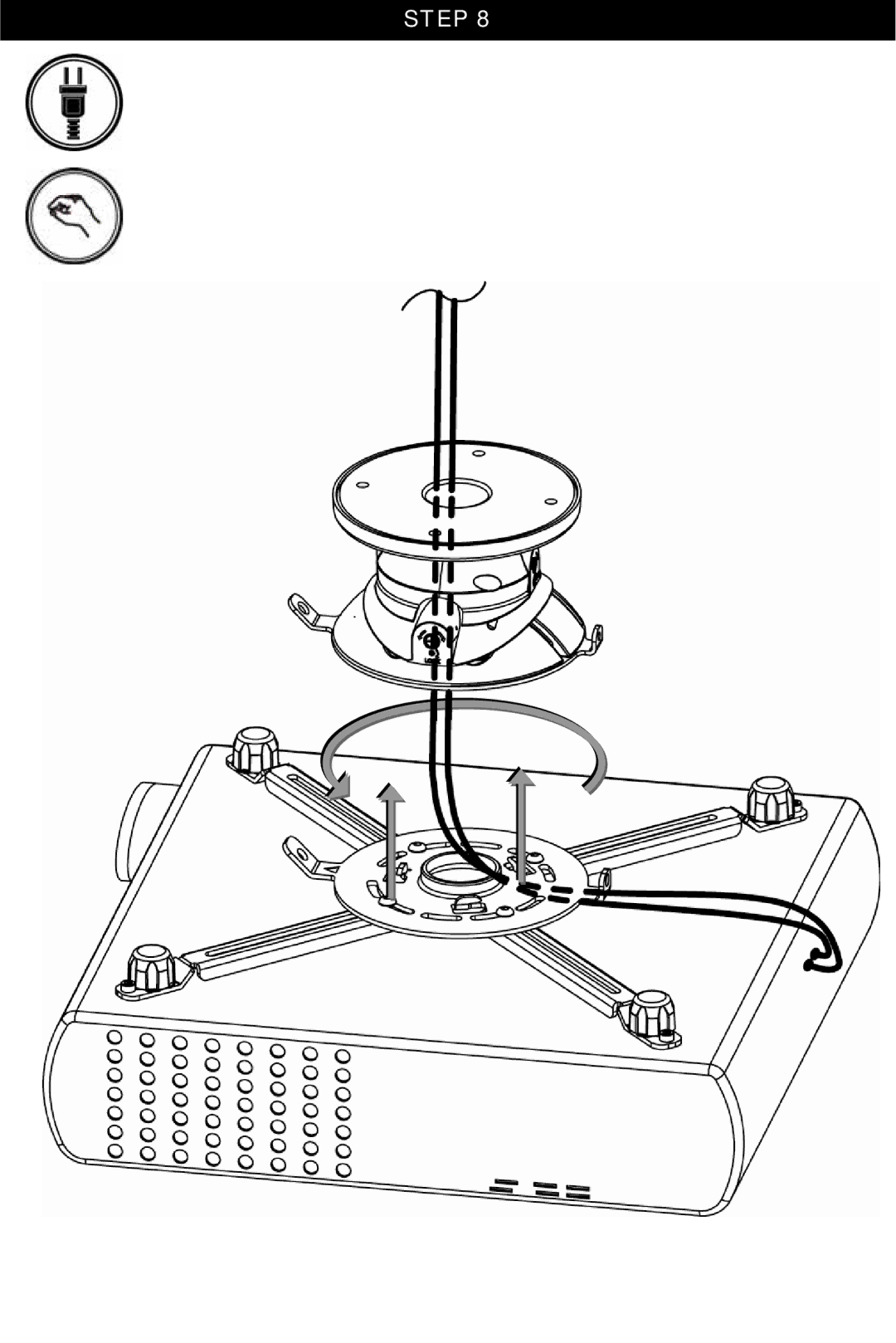 Omnimount OM1004108, HDPJTMA instruction manual Step 