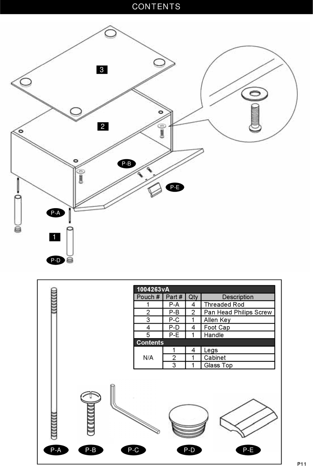 Omnimount 1004263, LC31 instruction manual Contents 